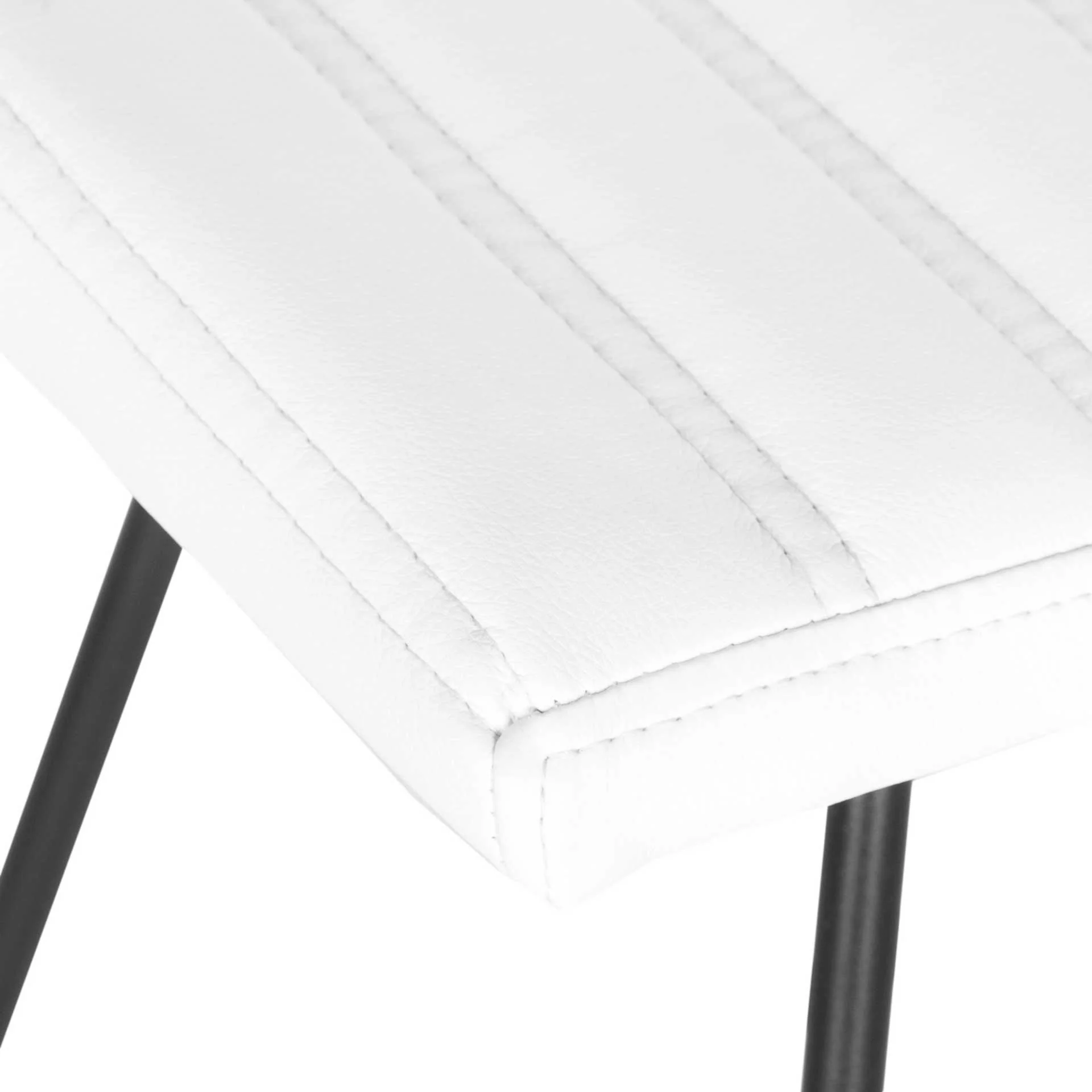 Aldo Bar Stool White/Black (Set of 2) - Image 10