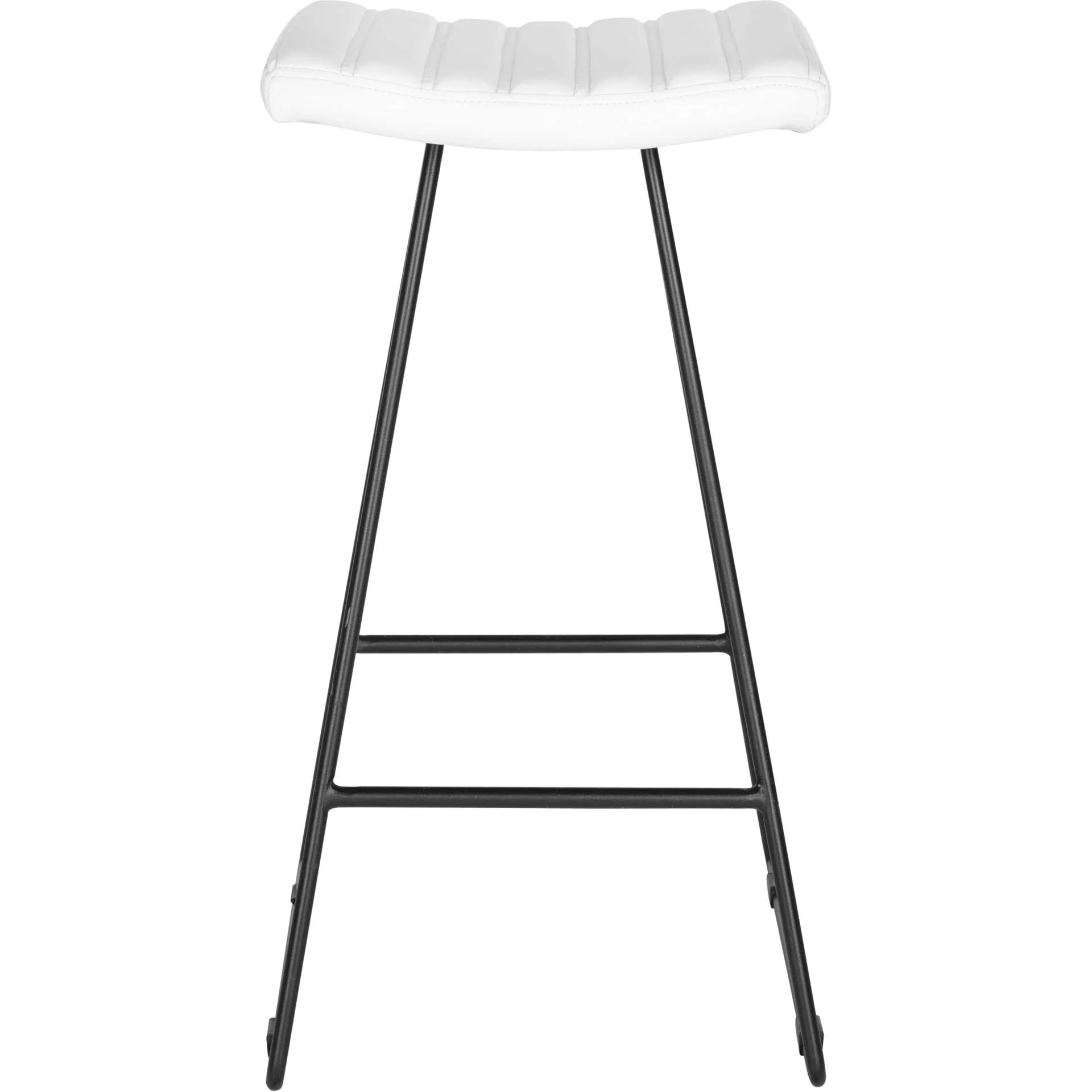 Aldo Bar Stool White/Black (Set of 2) - Image 3
