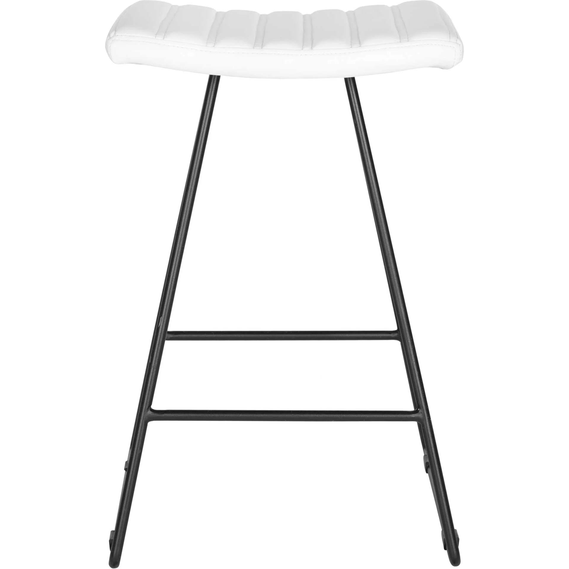 Aldo Bar Stool White/Black (Set of 2) - Image 9