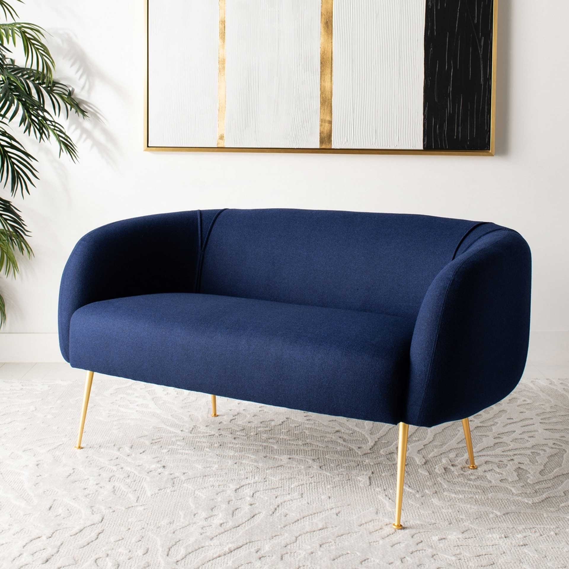 Alejandra Loveseat Navy - Image 9