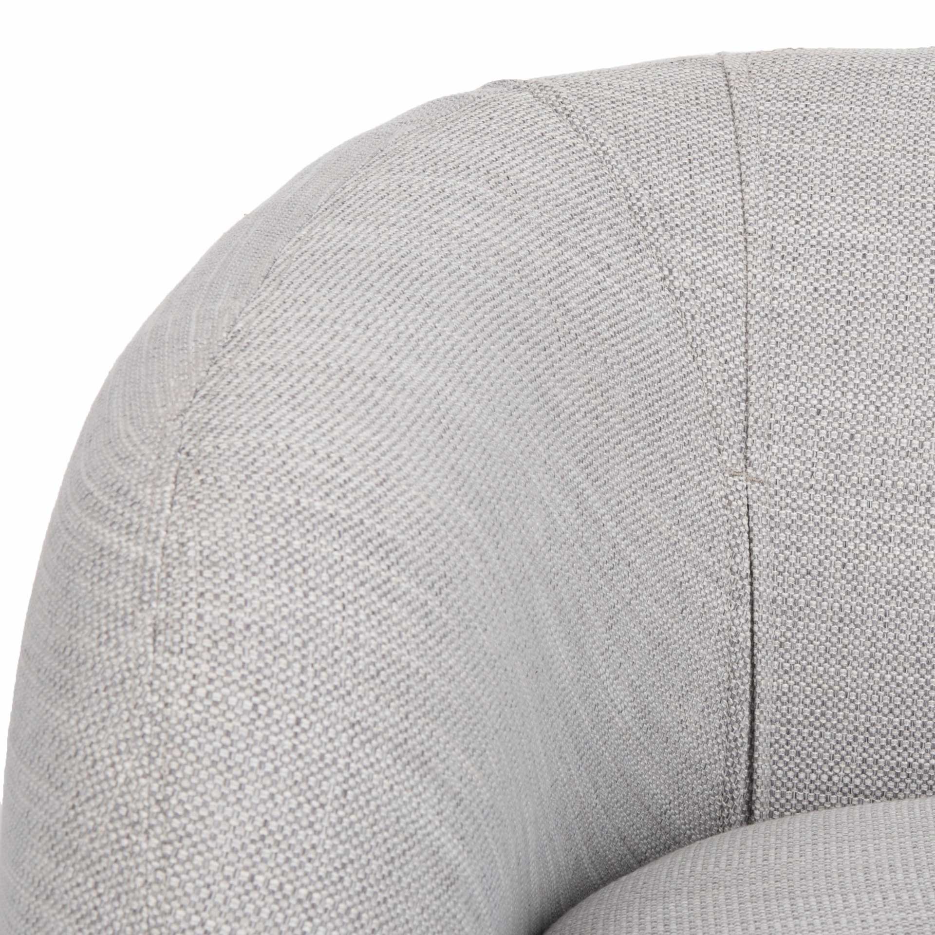 Alejandra Poly Blend Accent Chair Light Gray - Image 7