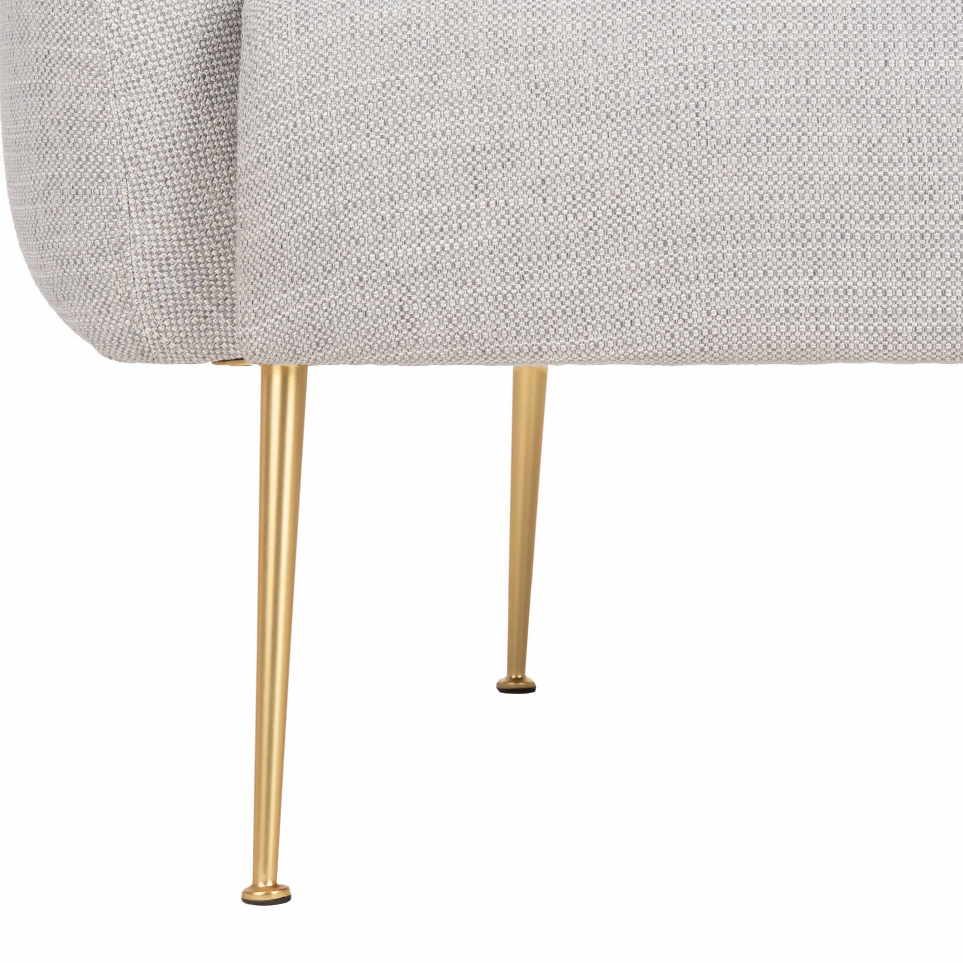 Alejandra Poly Blend Accent Chair Light Gray - Image 8