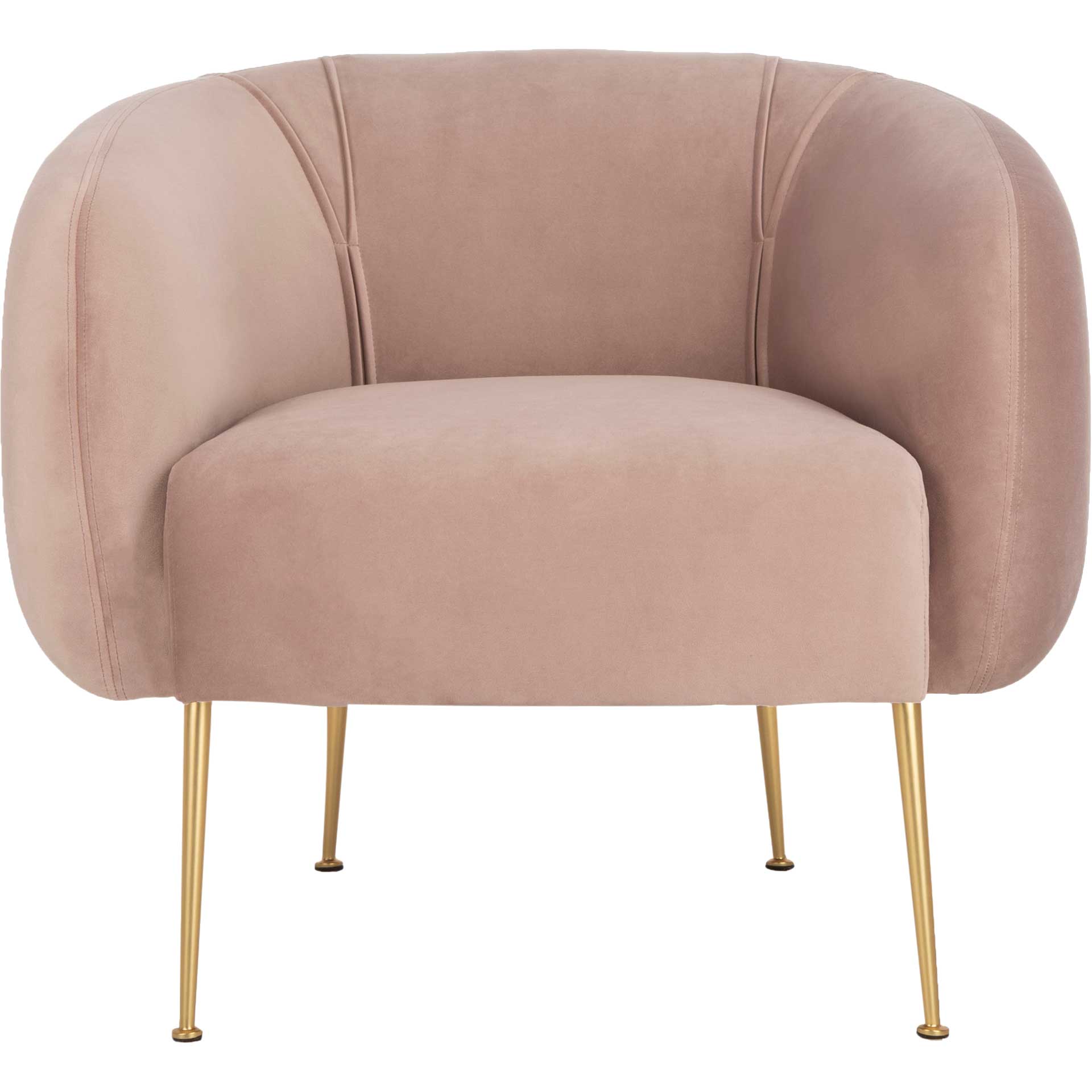 Alejandra Poly Blend Accent Chair Paul Mauve - Image 2