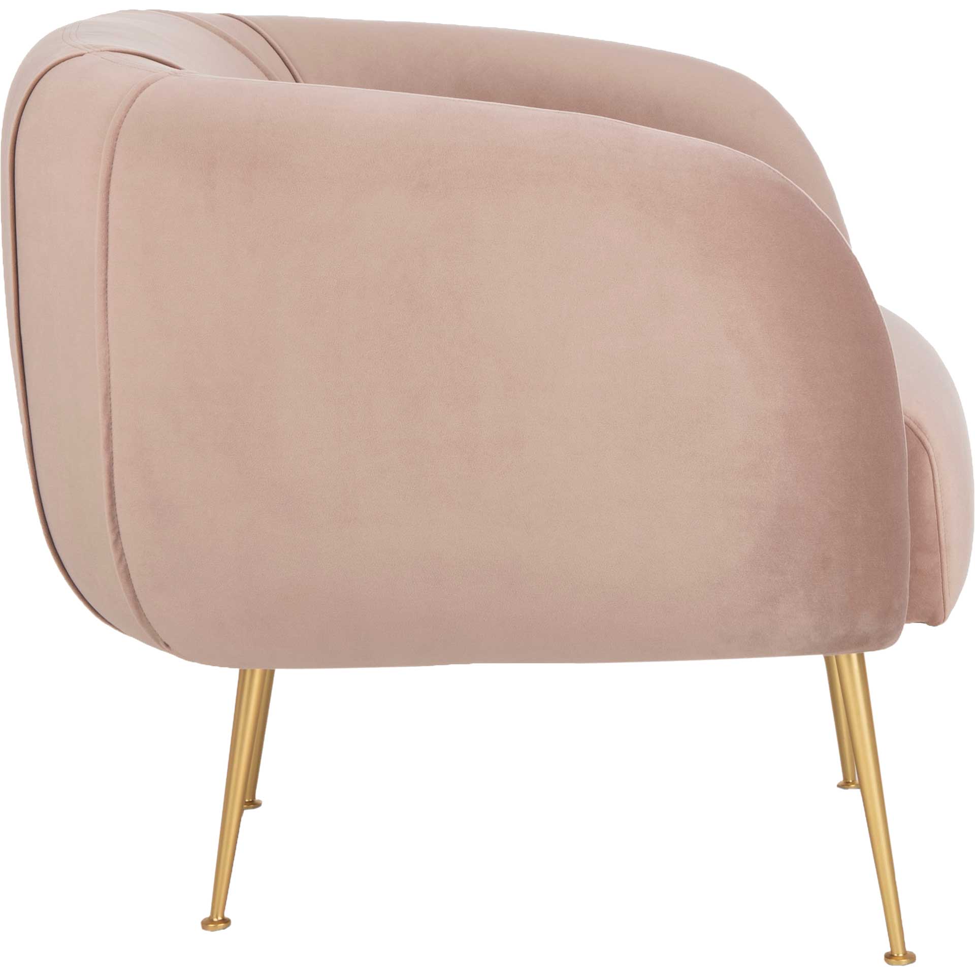 Alejandra Poly Blend Accent Chair Paul Mauve - Image 3