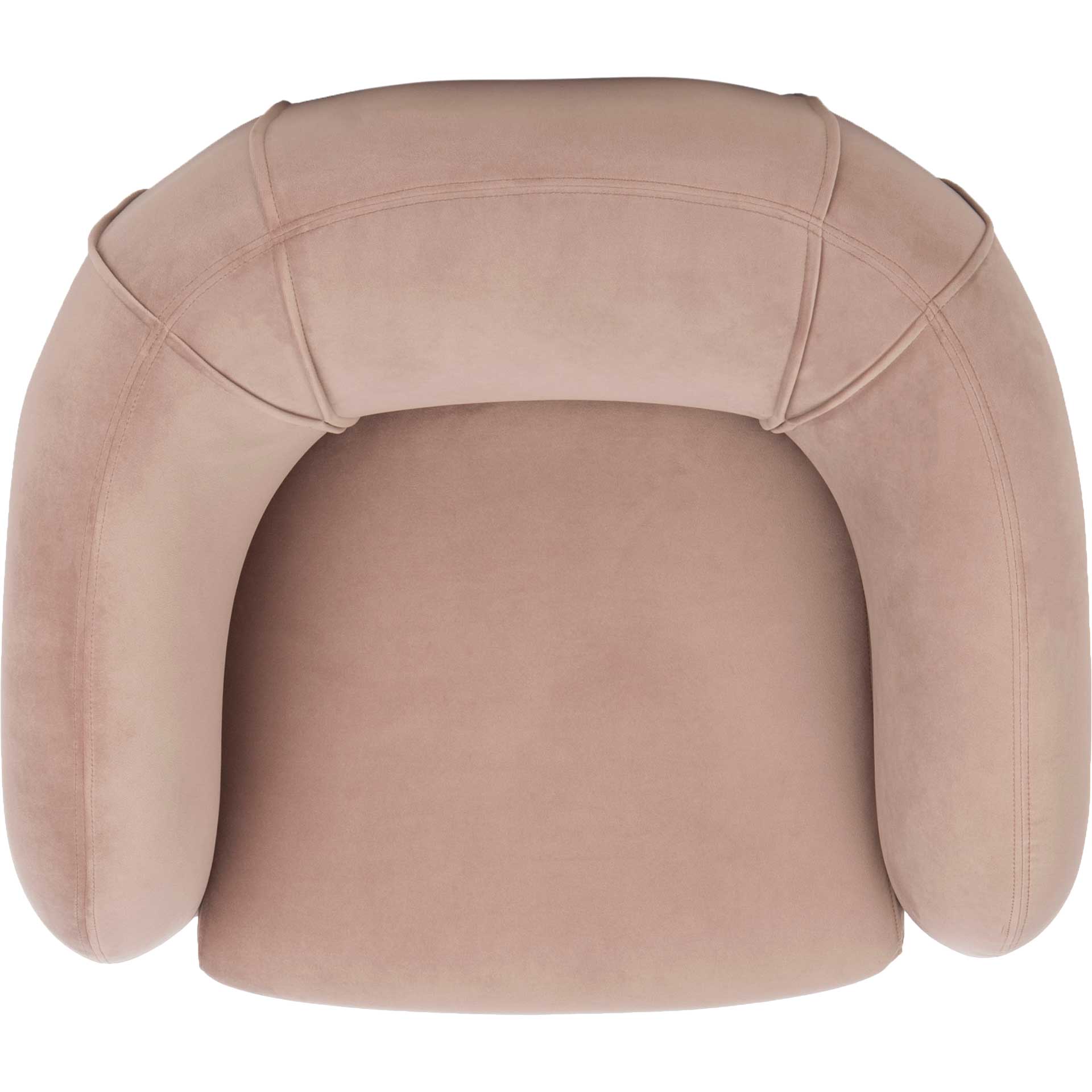 Alejandra Poly Blend Accent Chair Paul Mauve - Image 6