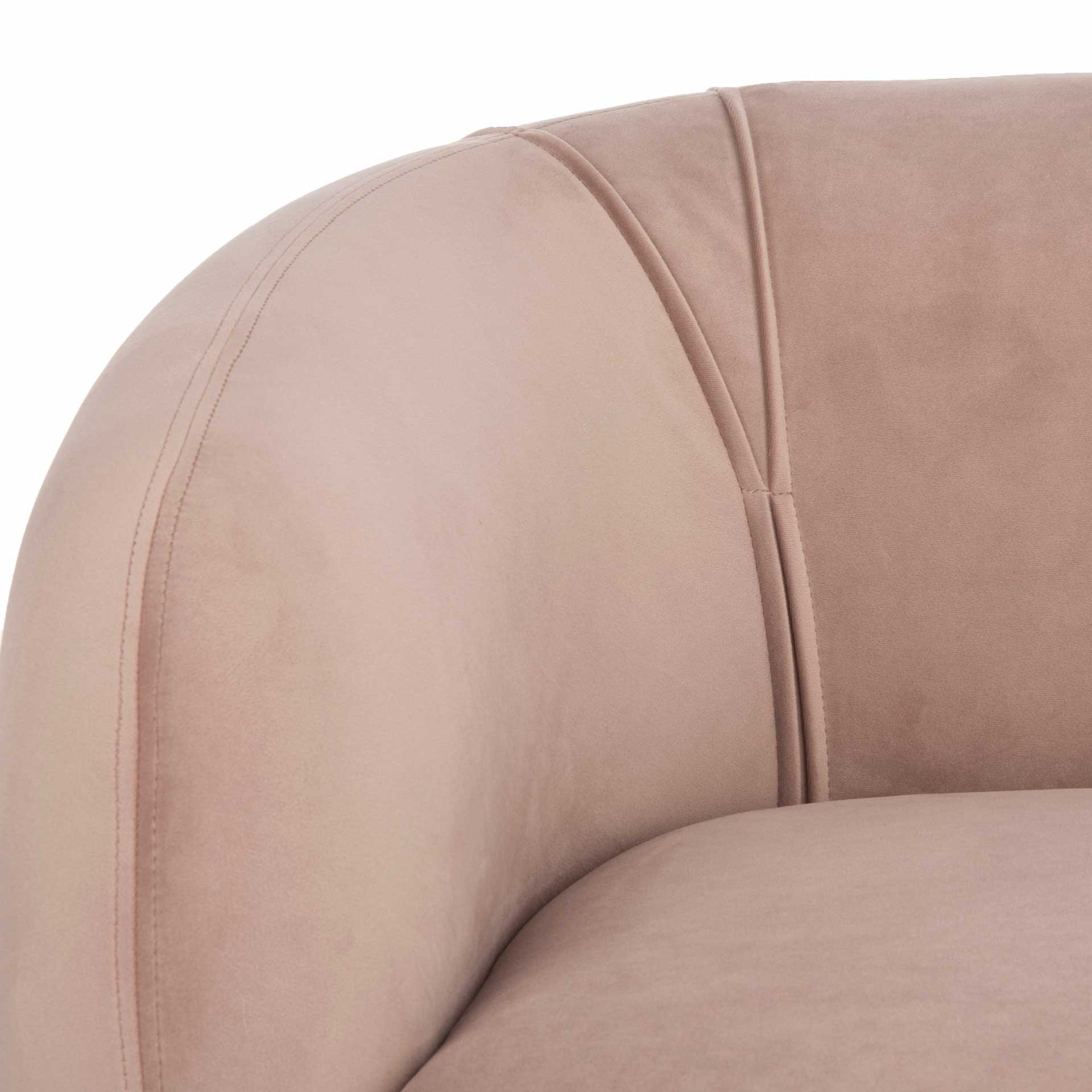 Alejandra Poly Blend Accent Chair Paul Mauve - Image 7
