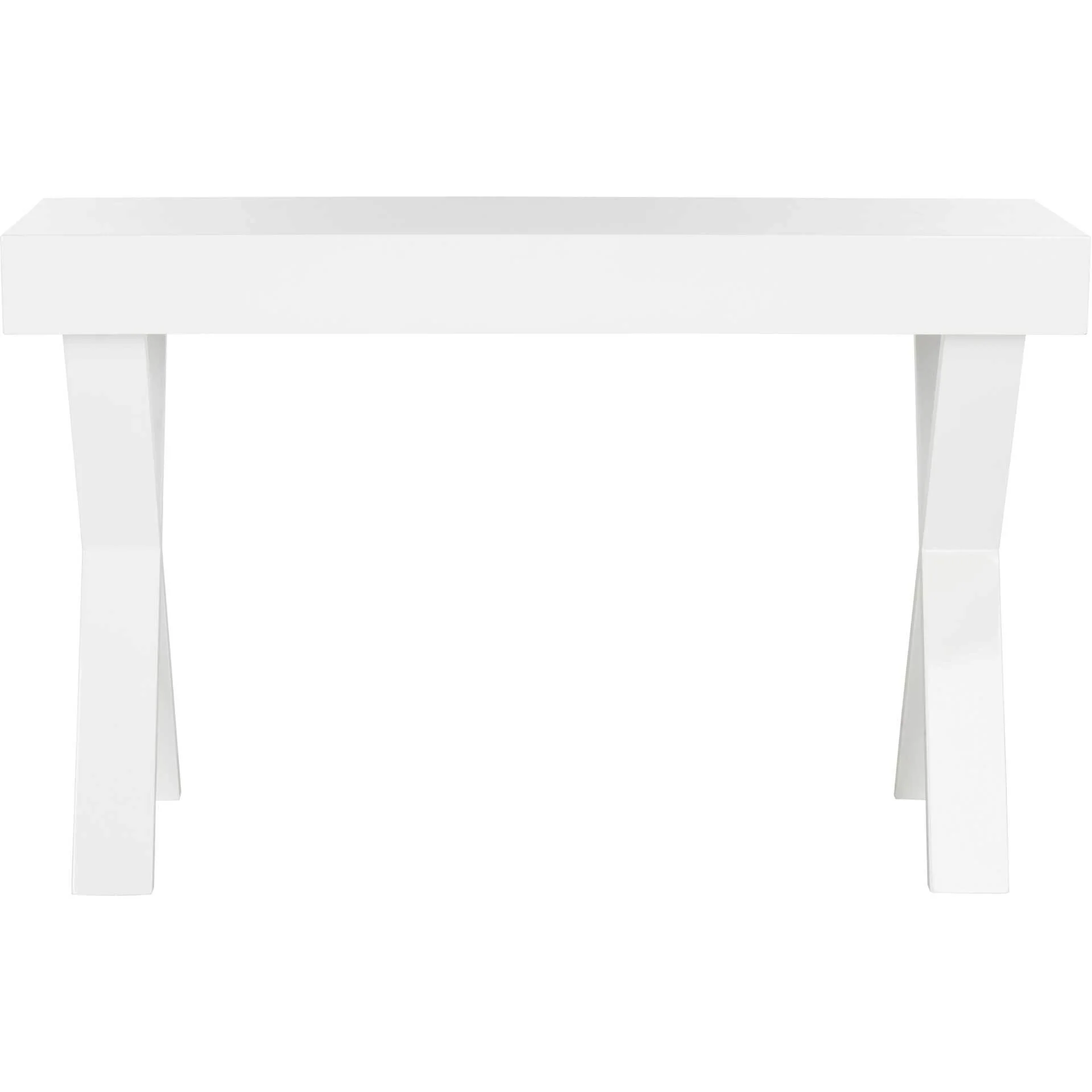 Alena Lacquer One Drawer Vanity Desk - Image 4