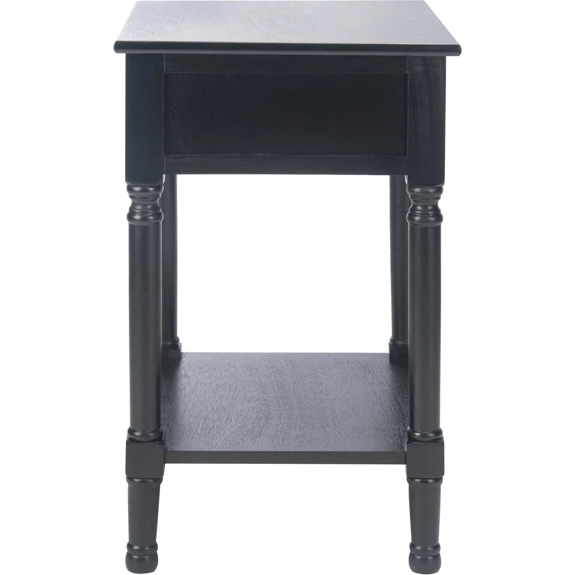 Alessa 1 Drawer Accent Table Black - Image 3