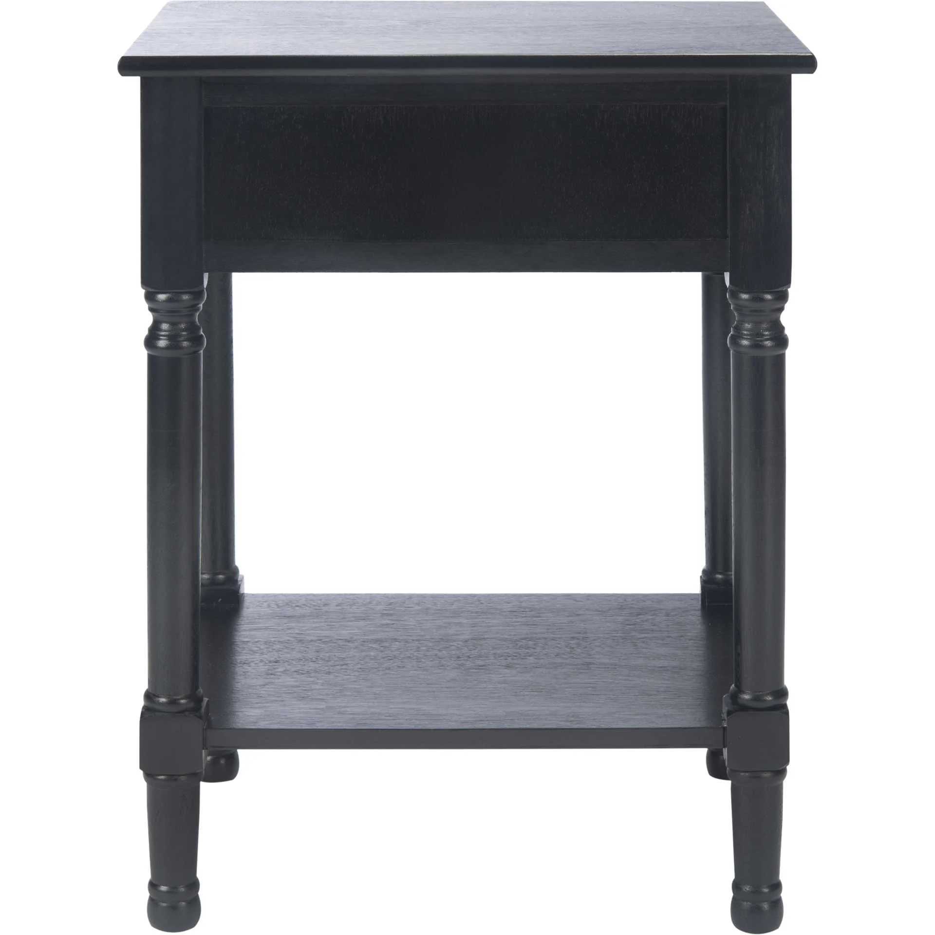 Alessa 1 Drawer Accent Table Black - Image 4