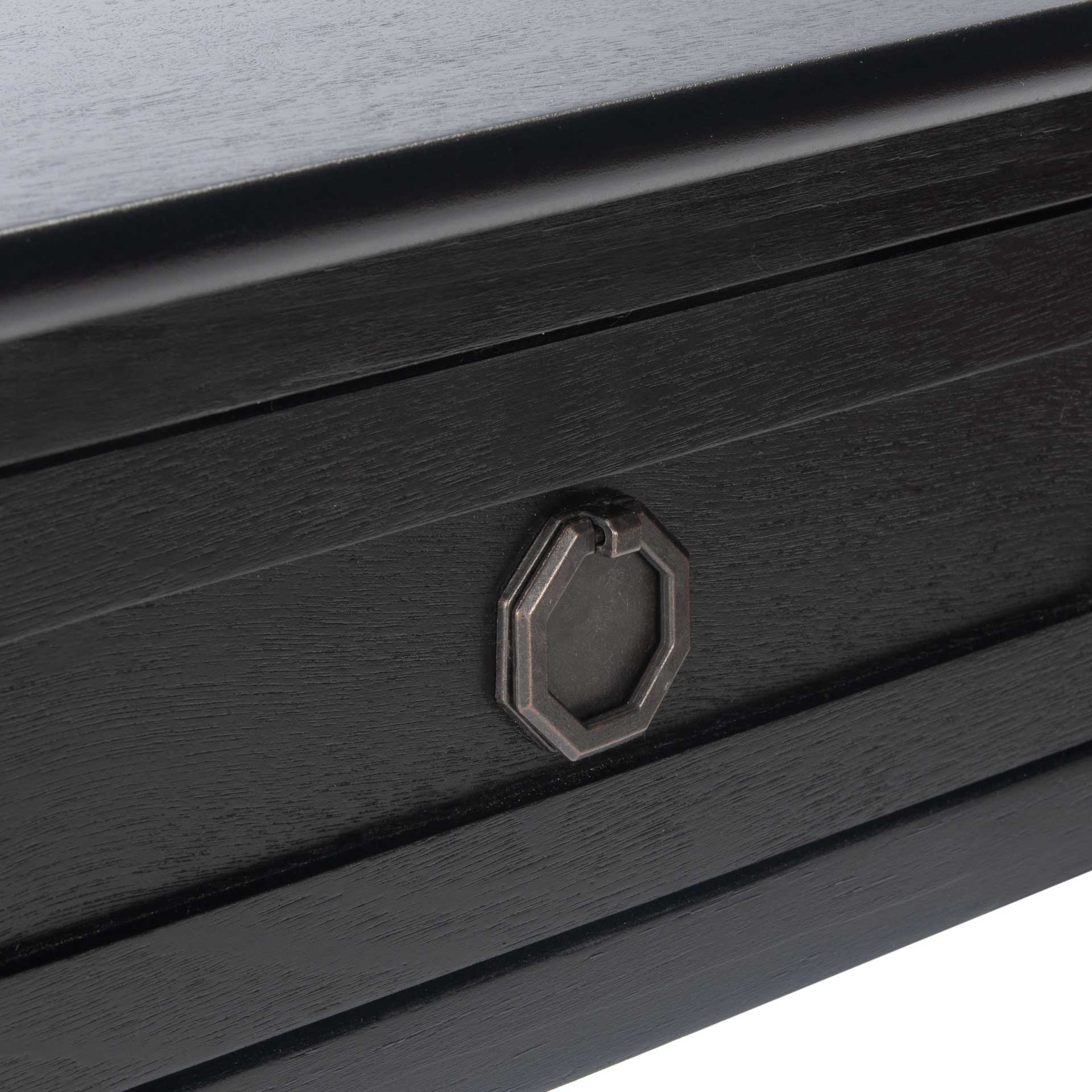 Alessa 1 Drawer Accent Table Black - Image 6