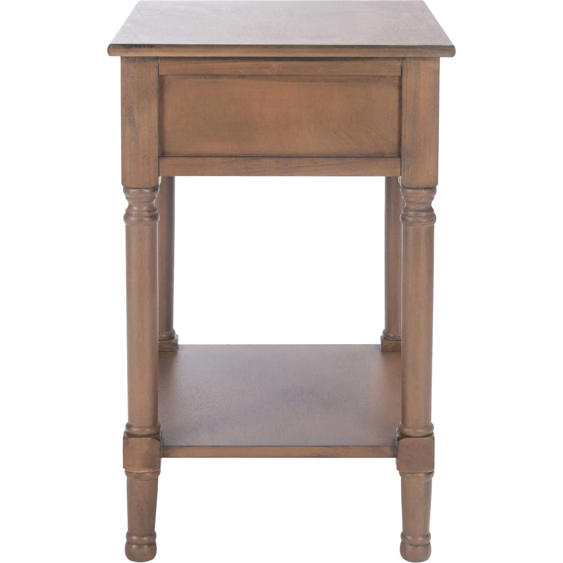 Alessa 1 Drawer Accent Table Brown - Image 3