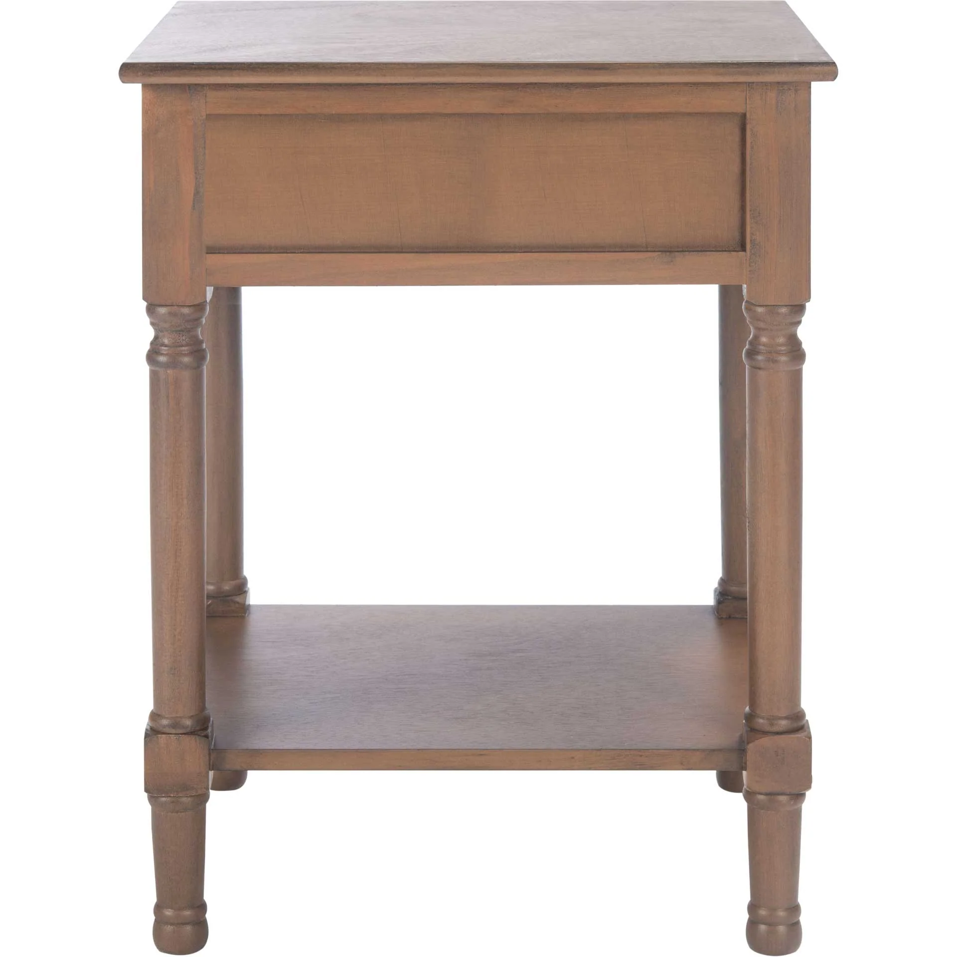 Alessa 1 Drawer Accent Table Brown - Image 4