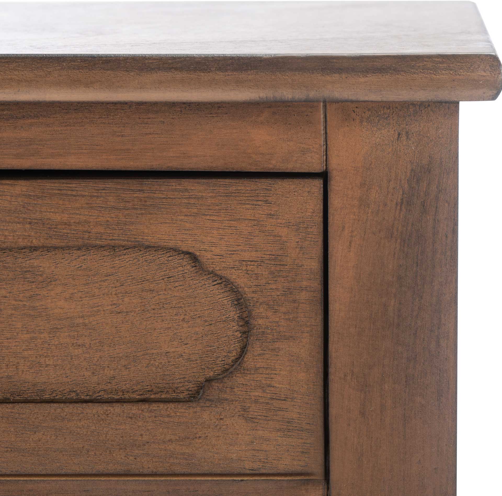 Alessa 1 Drawer Accent Table Brown - Image 5