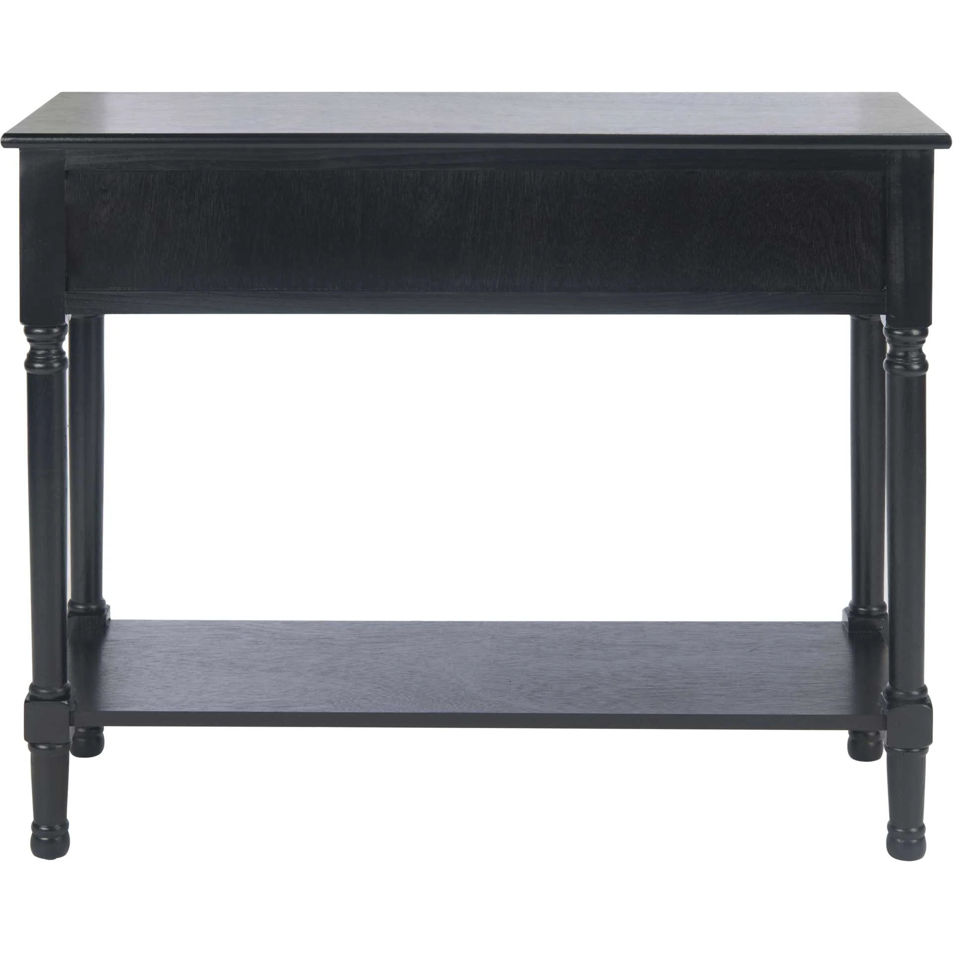 Alessa 2 Drawer Console Table Black - Image 4