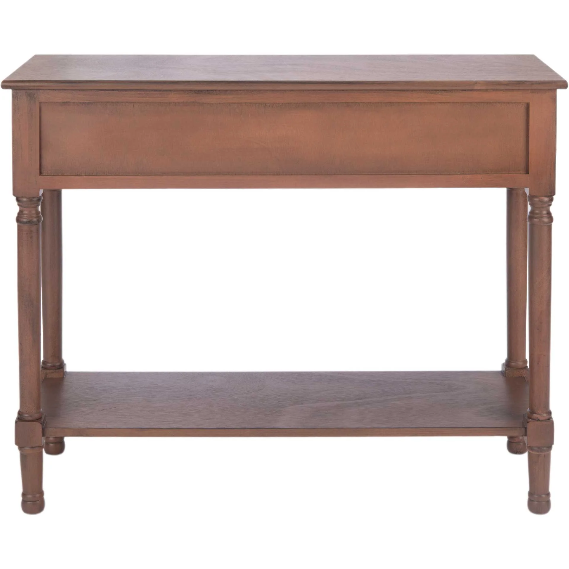 Alessa 2 Drawer Console Table Brown - Image 4