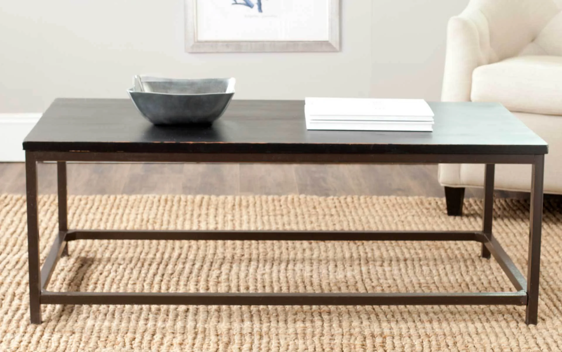 Alex Coffee Table Distressed Black - Image 4
