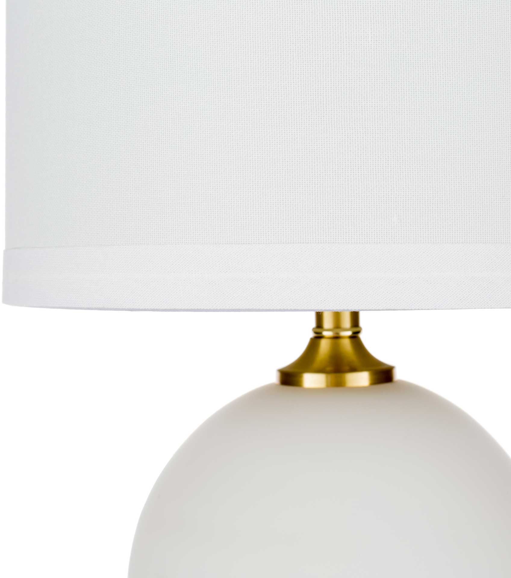 Alexander Table Lamp White/Brass - Image 3
