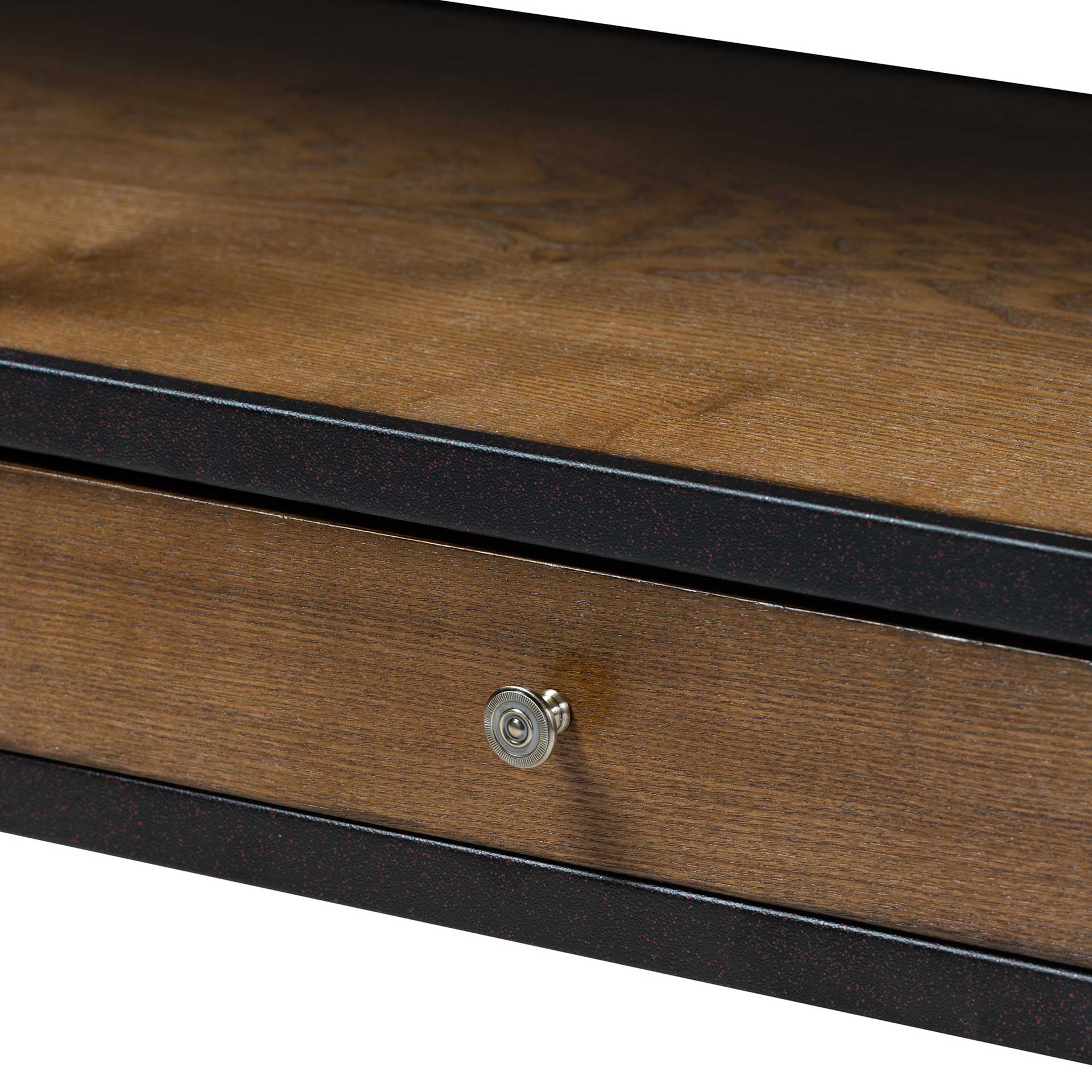 Alexandra Desk Dark Oak/Dark Bronze - Image 5