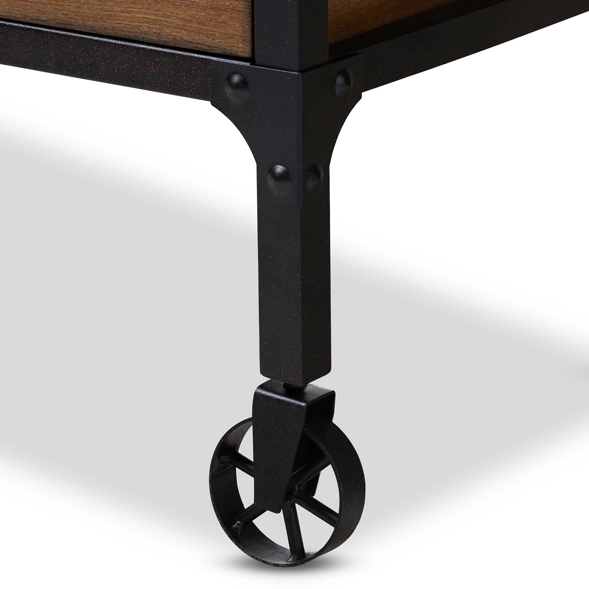 Alexandra Desk Dark Oak/Dark Bronze - Image 6