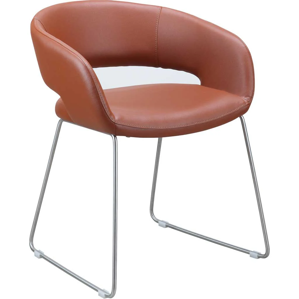 Alexia Dining Chair Coffee (Set of 2) - Image 2