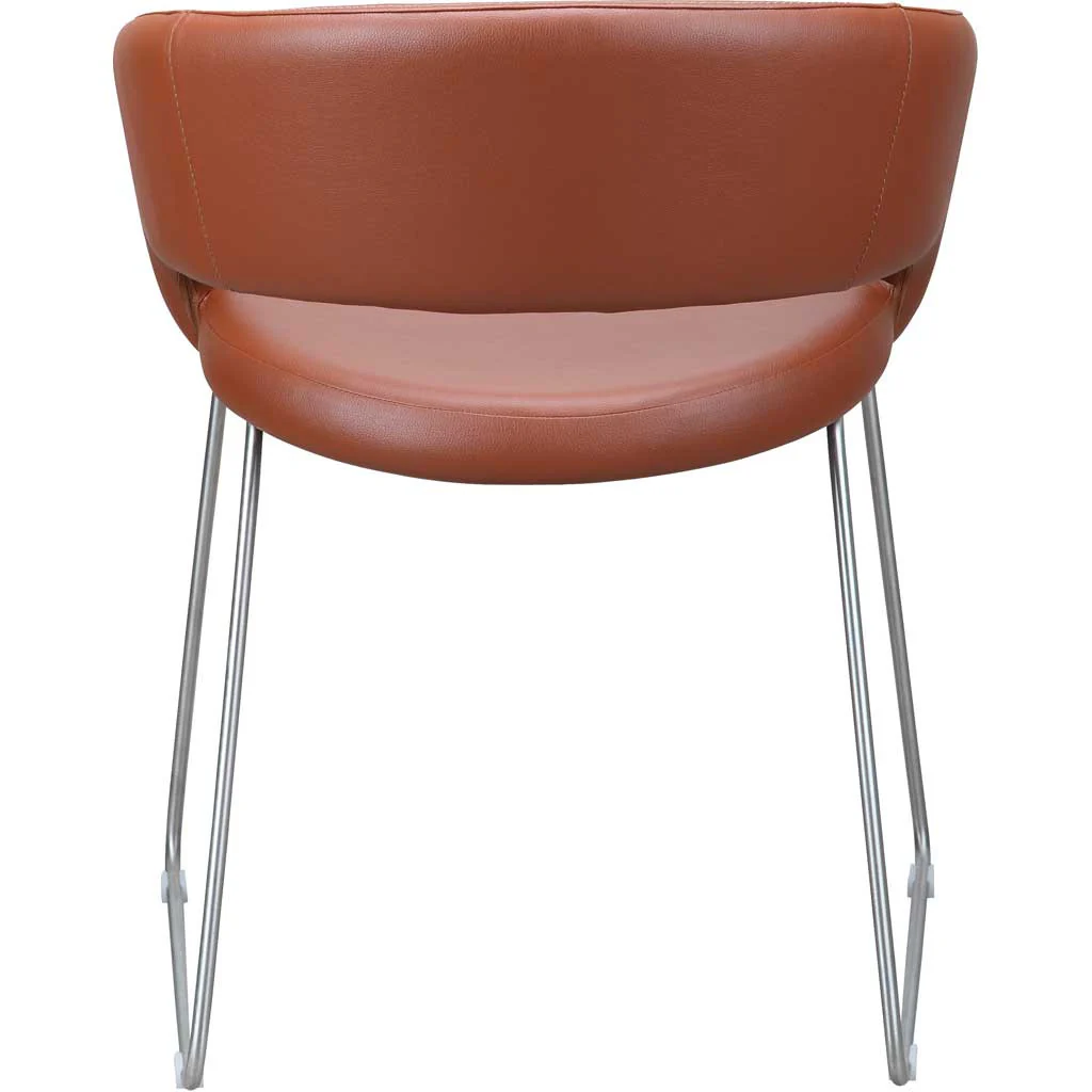 Alexia Dining Chair Coffee (Set of 2) - Image 3