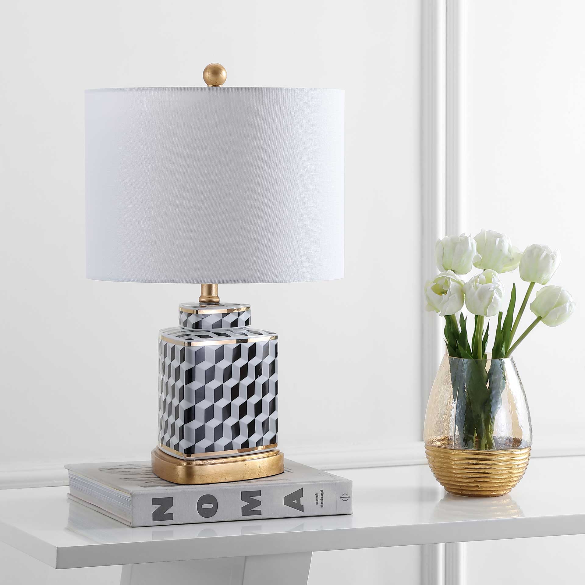 Alexis Table Lamp Black/White - Image 3