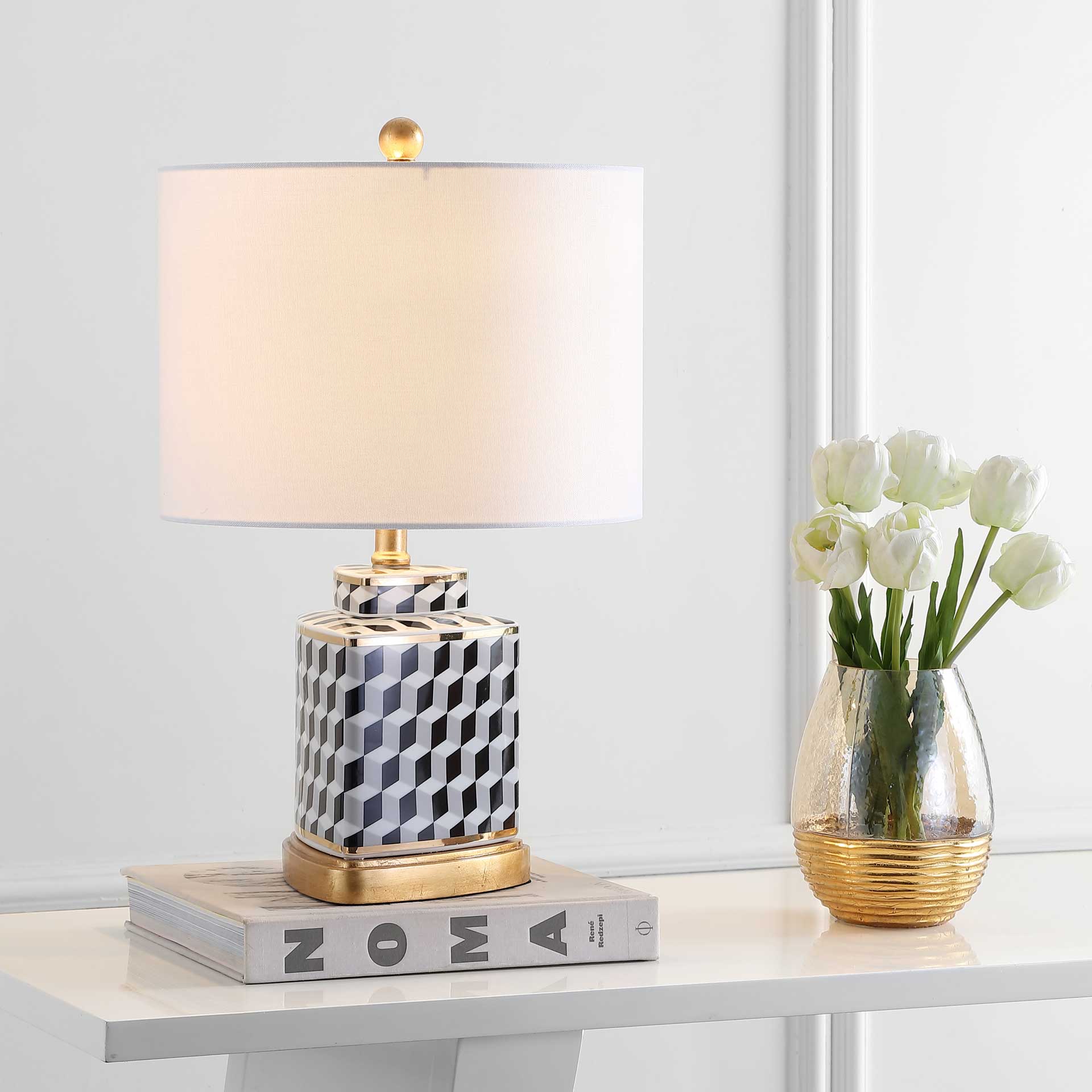 Alexis Table Lamp Black/White - Image 4