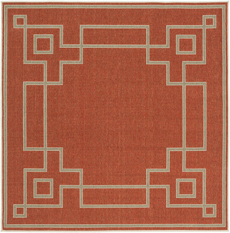 Alfresco Cherry/Taupe Area Rug - Image 3
