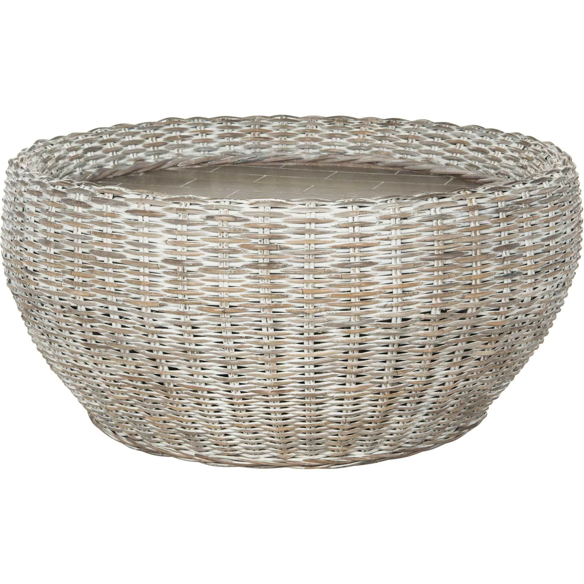 Alice Wood Top Coffee Table Summer Gray/Whitewash - Image 2