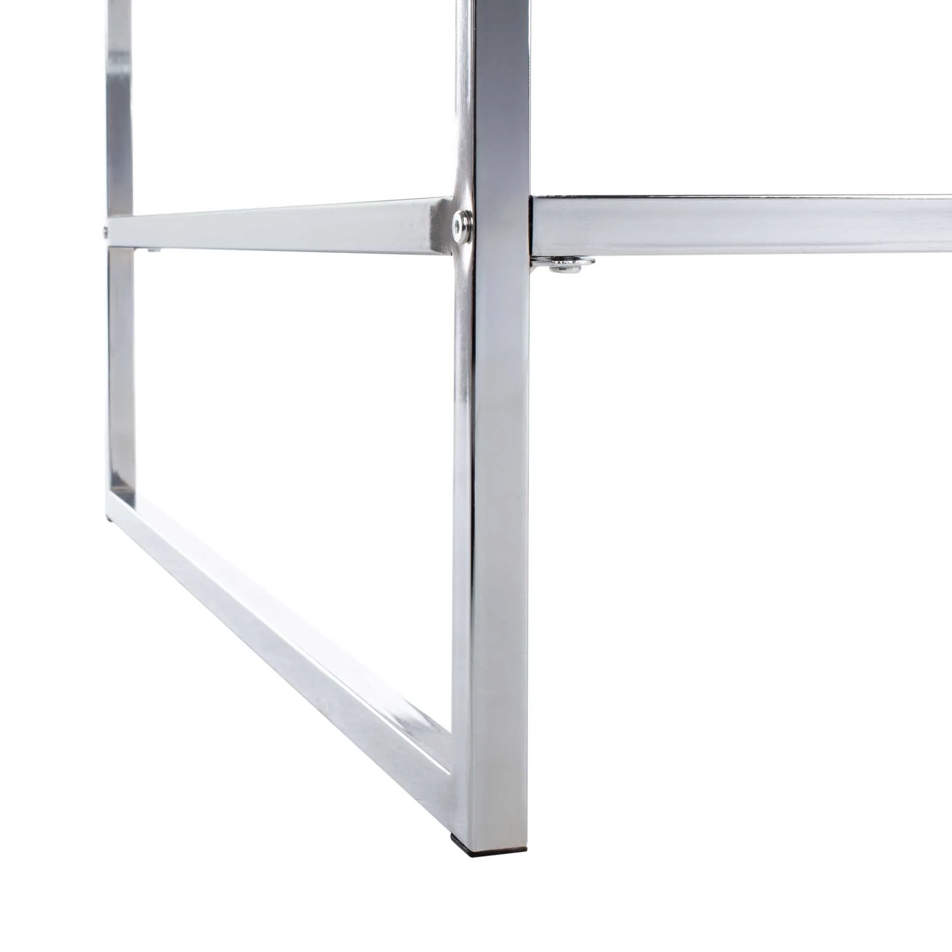 Alina 2 Tier Square Coffee Table White - Image 5