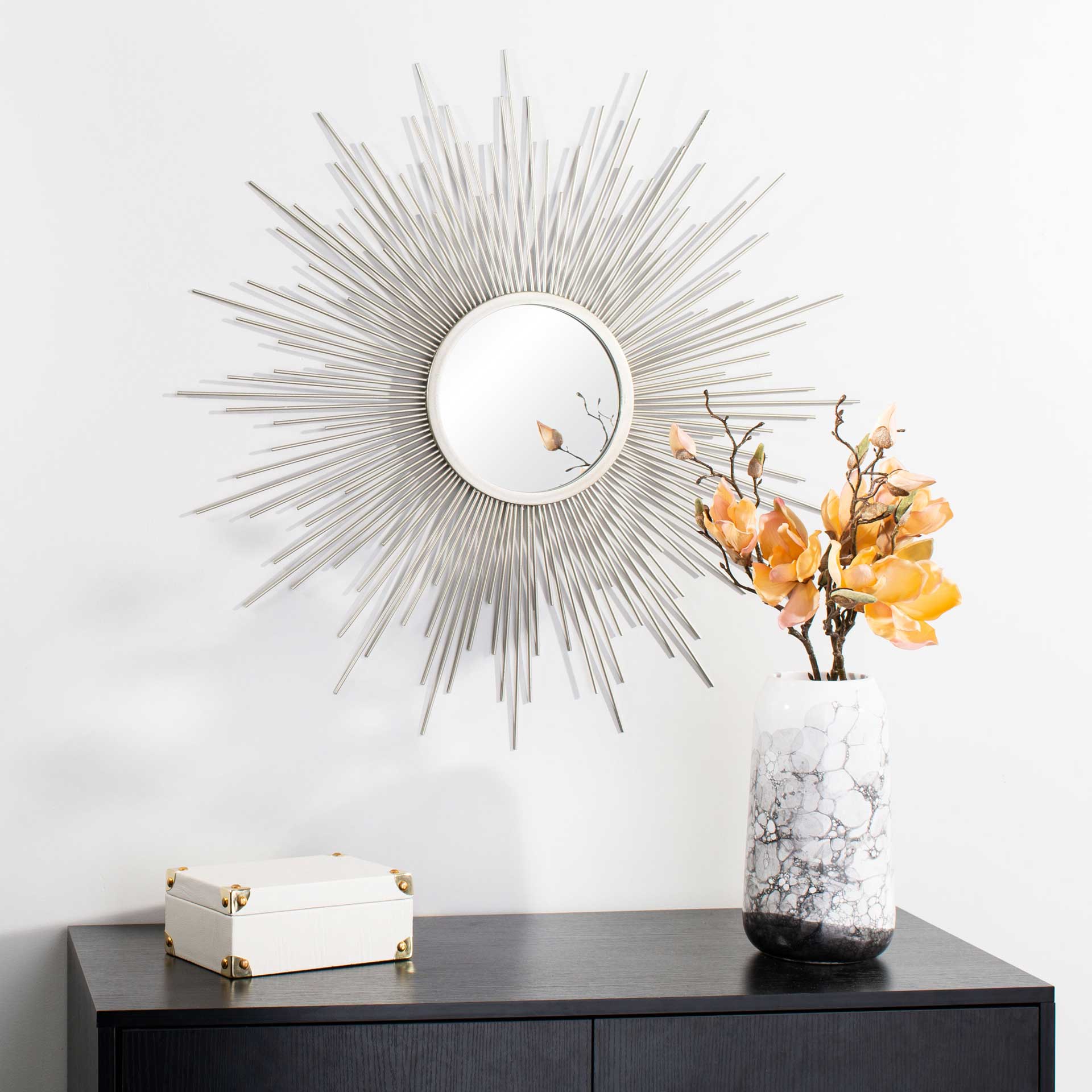 Alisha Sunburst Mirror Silver - Image 3