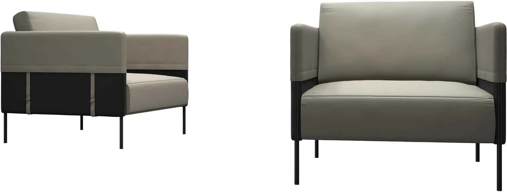 Allen Armchair Opala/Graphite - Image 2