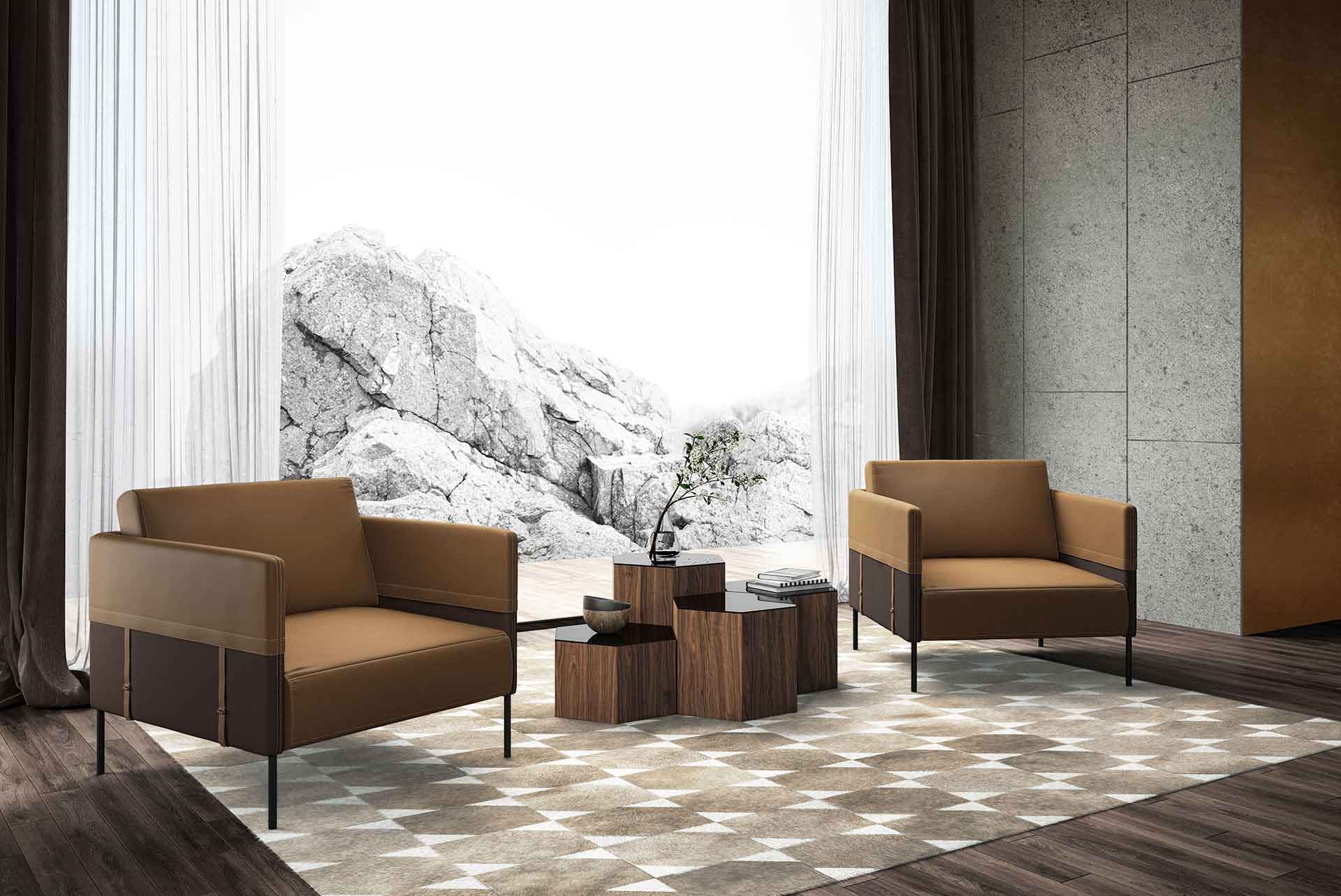Allen Armchair Safari/Fendi - Image 3