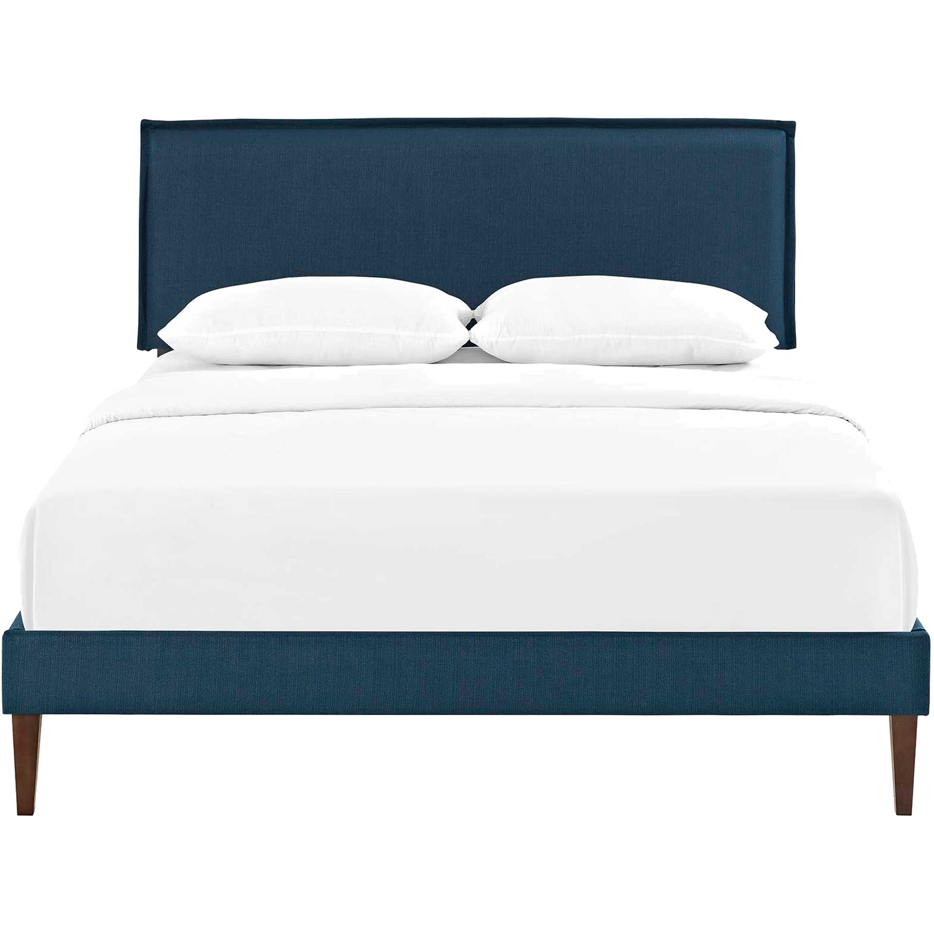 Allen Fabric Platform Bed Azure - Image 2