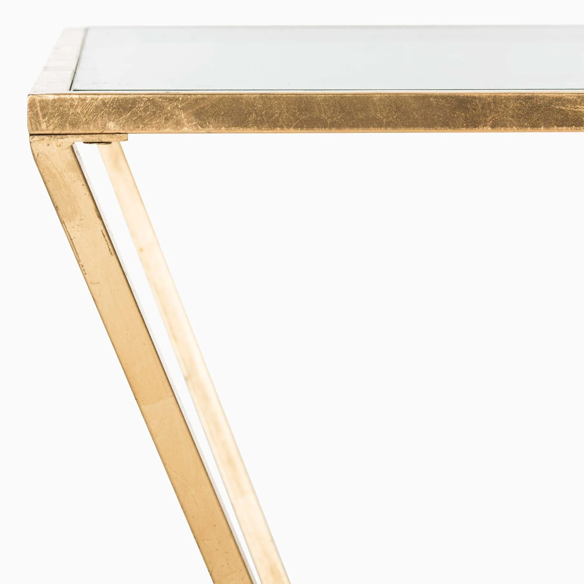 Allen Gold Leaf Retro Coffee Table Gold - Image 4