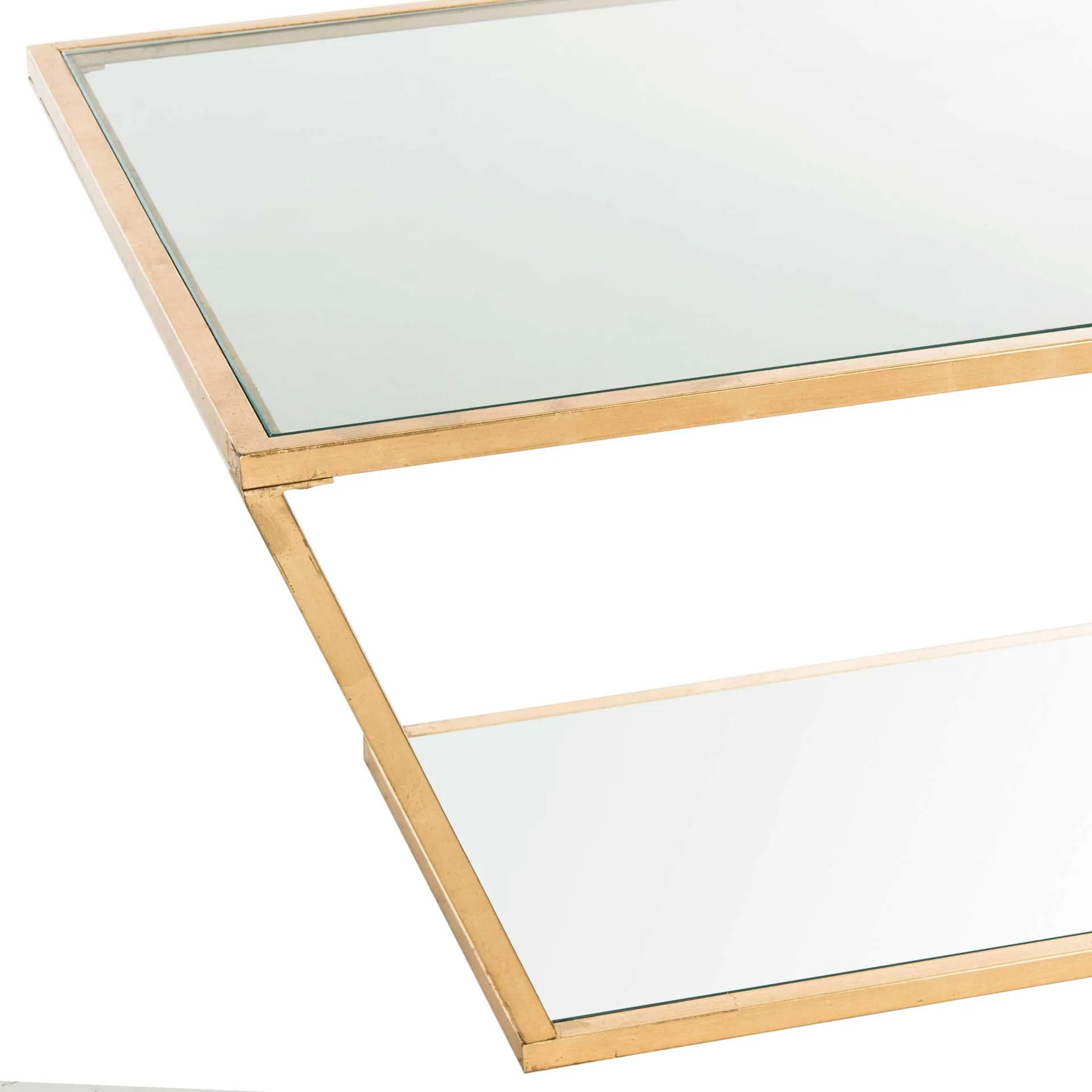 Allen Gold Leaf Retro Coffee Table Gold - Image 5