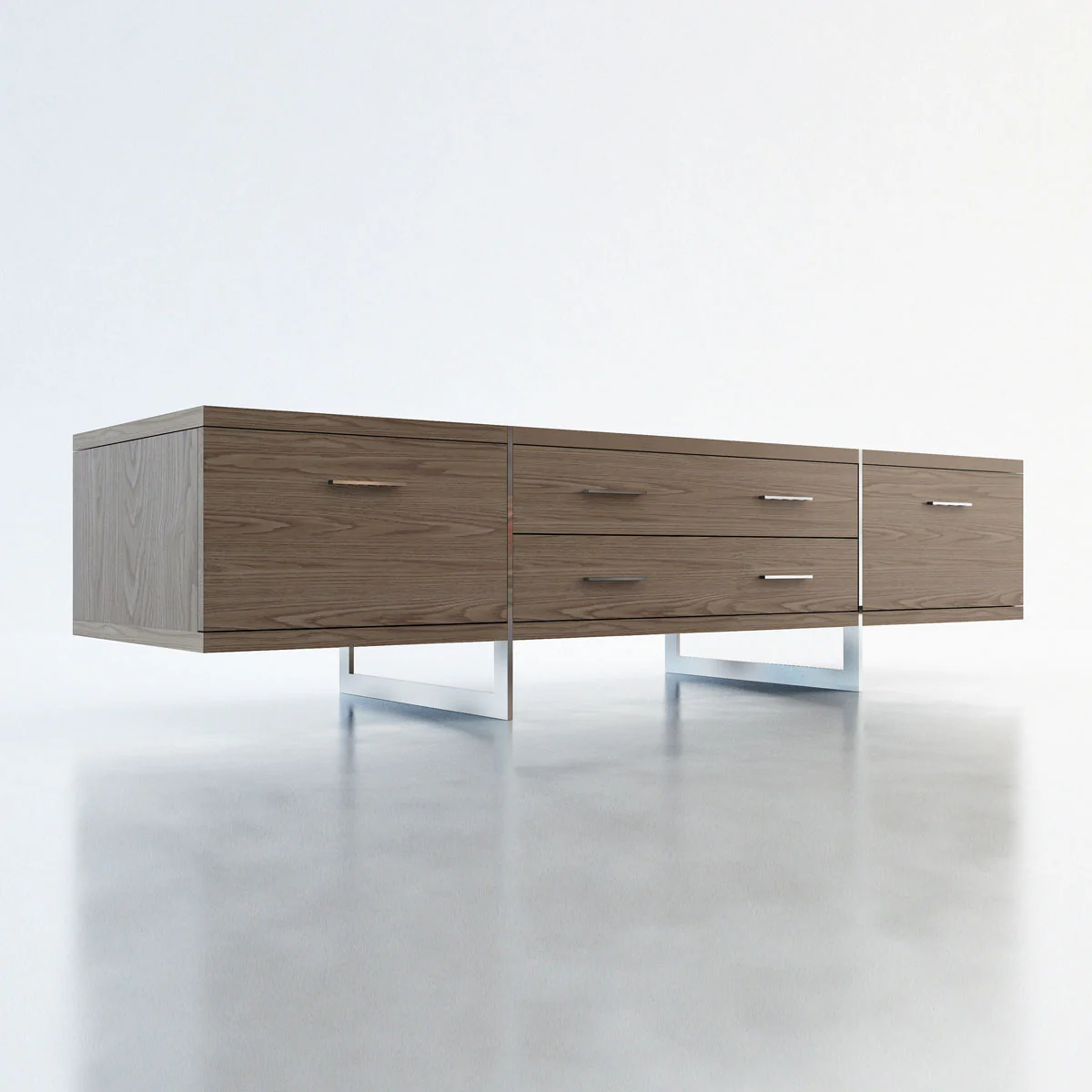 Allen Media Cabinet Walnut - Image 2