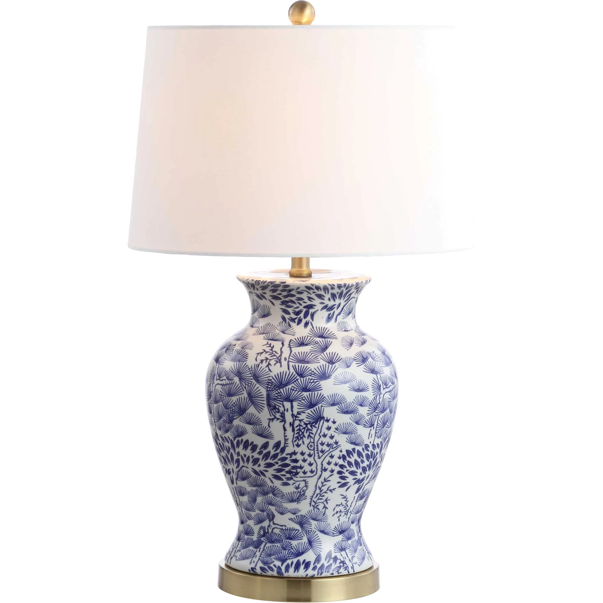 Alma Table Lamp Blue/White (Set of 2) - Image 2