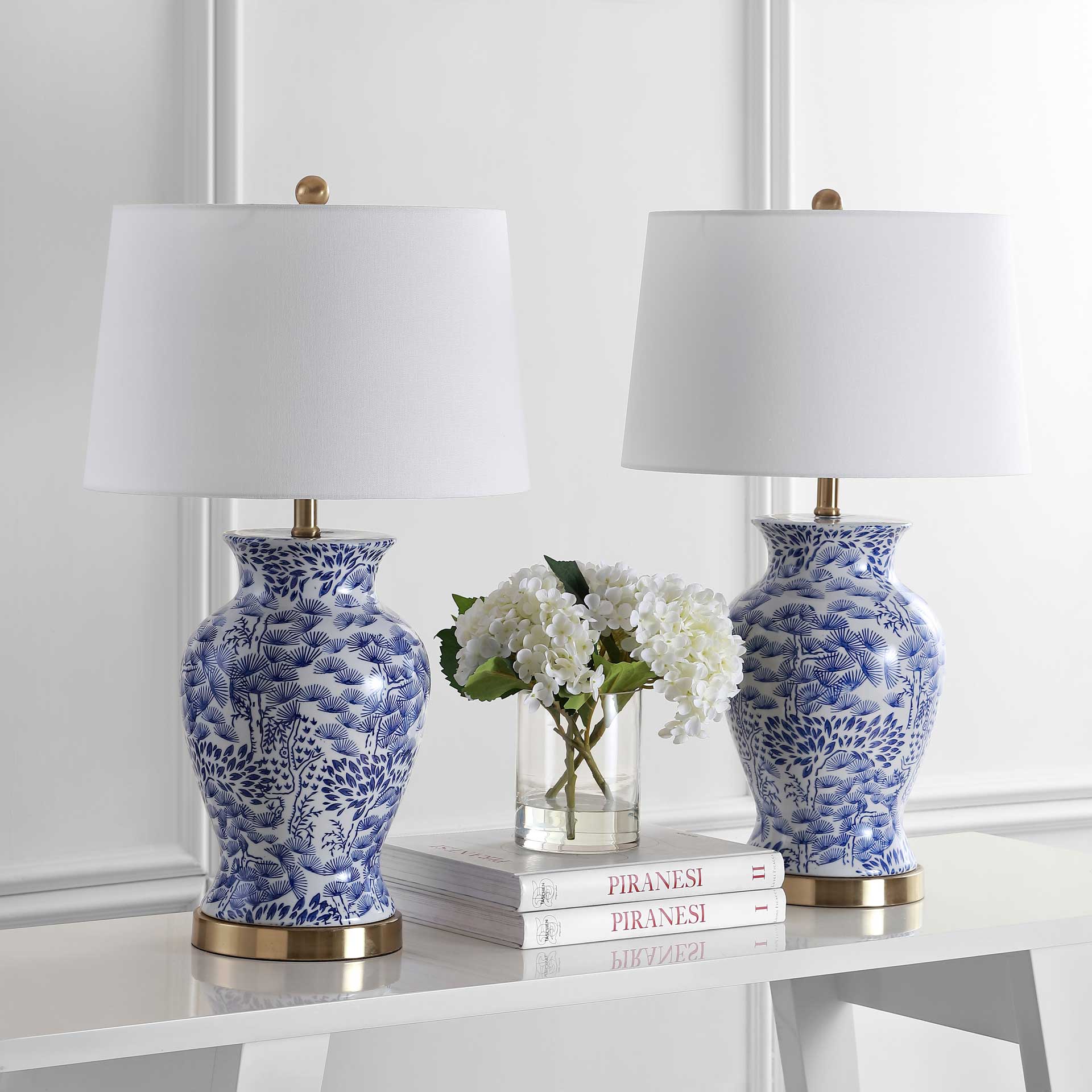 Alma Table Lamp Blue/White (Set of 2) - Image 3
