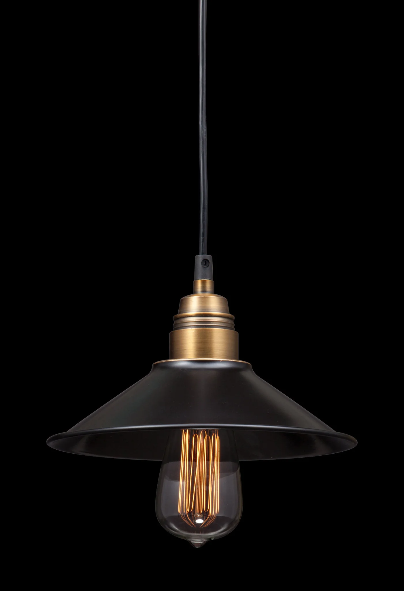 Almelo Ceiling Lamp Antique Black Gold & Brass - Image 3