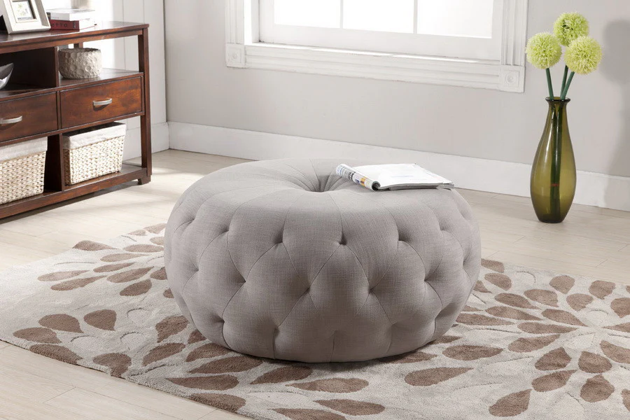 Almere Ottoman Beige - Image 2