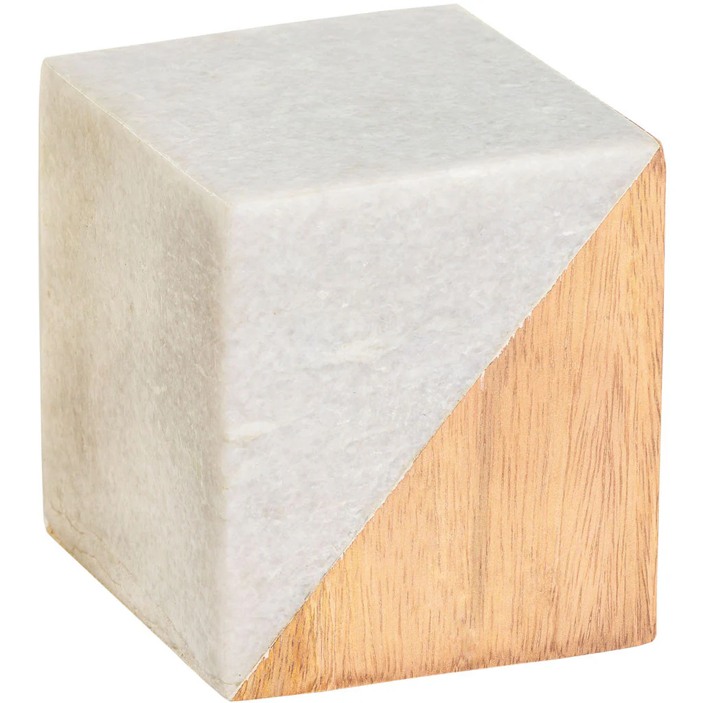 Alpha Marble/Wood Cube - Image 2