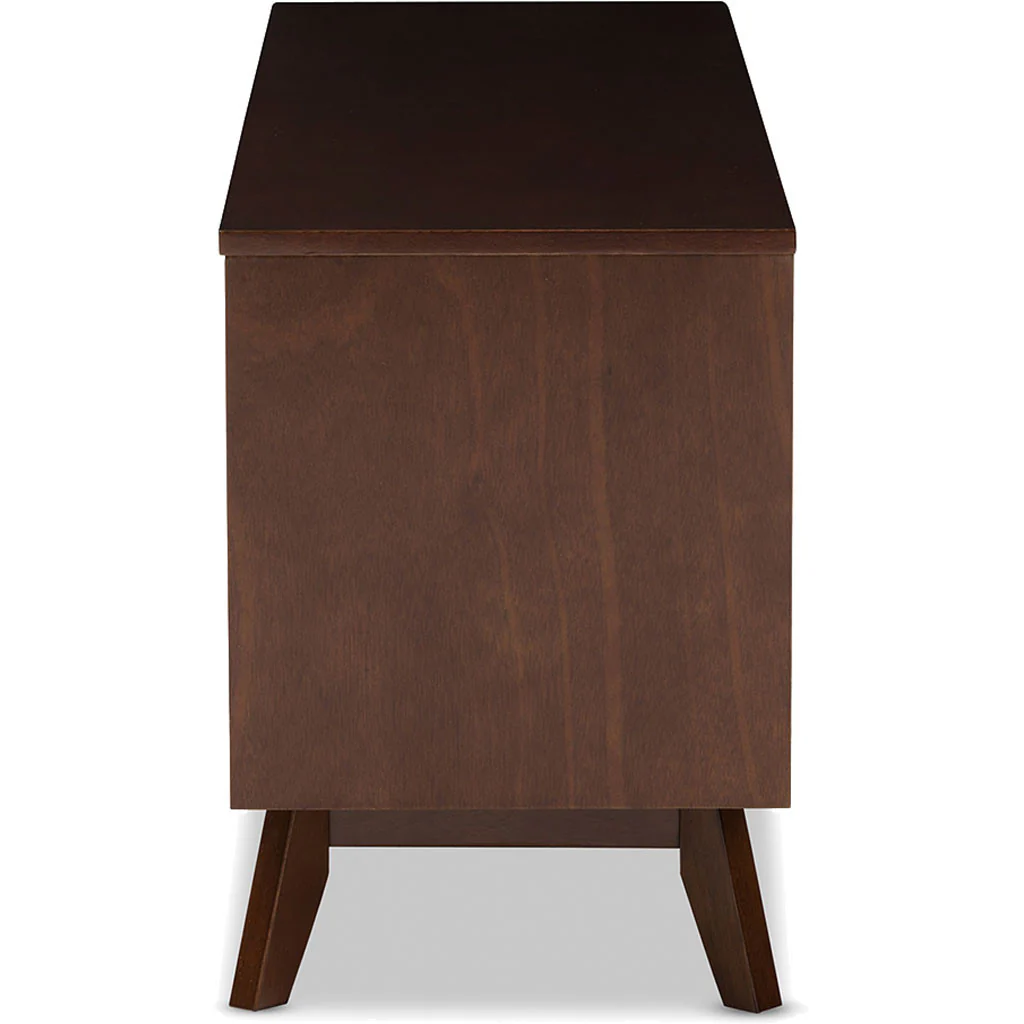 Alpha TV Cabinet White/Walnut - Image 3