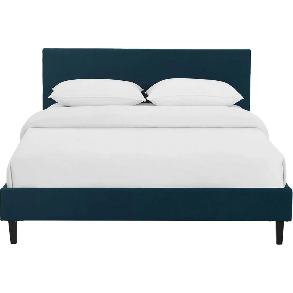 Alwyn Fabric Bed Azure - Image 3