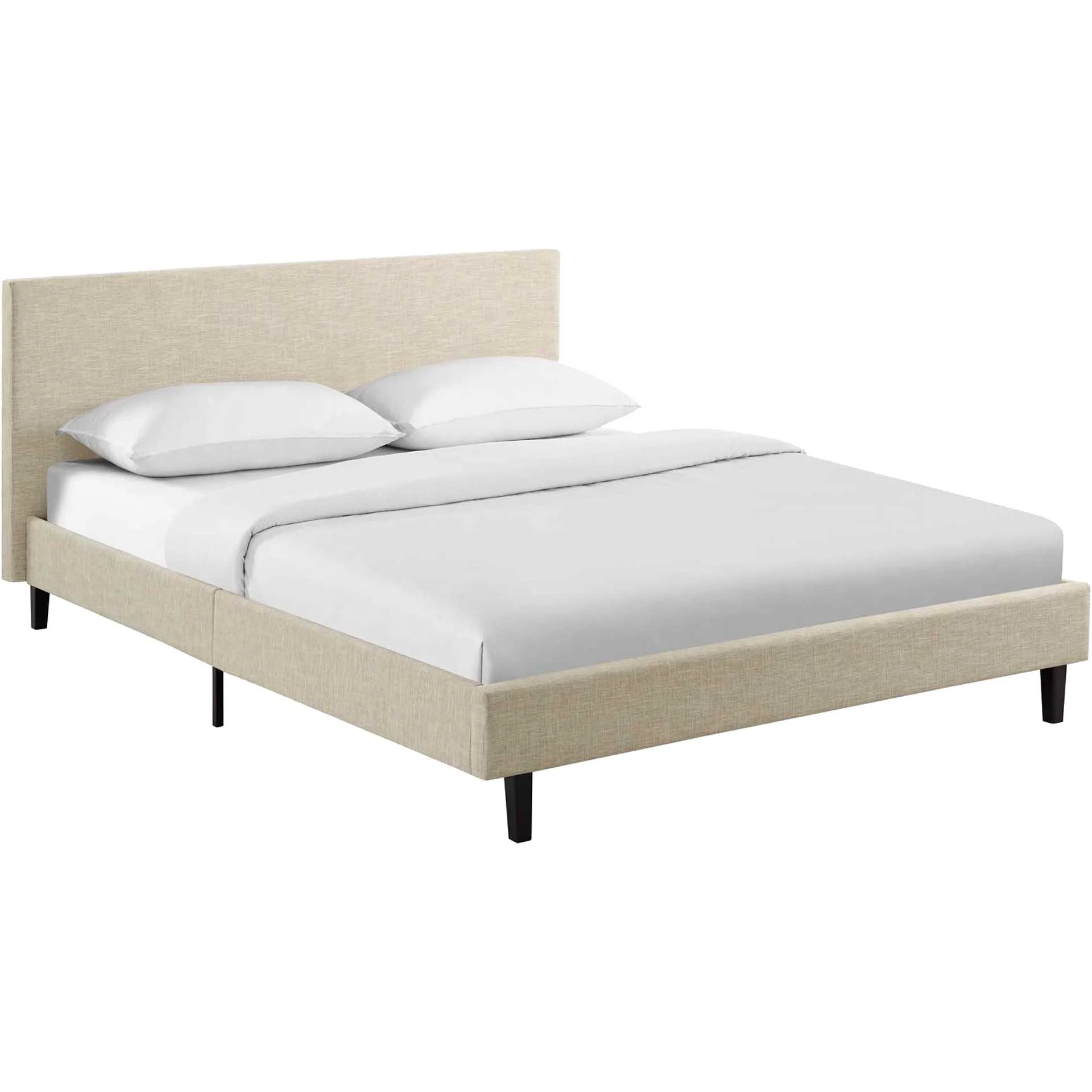 Alwyn Fabric Bed Beige - Image 2