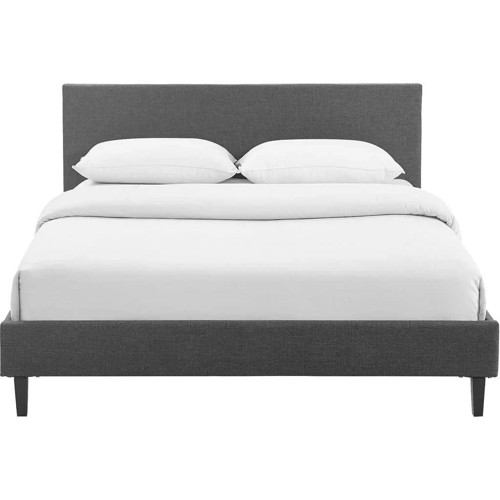 Alwyn Fabric Bed Gray - Image 3