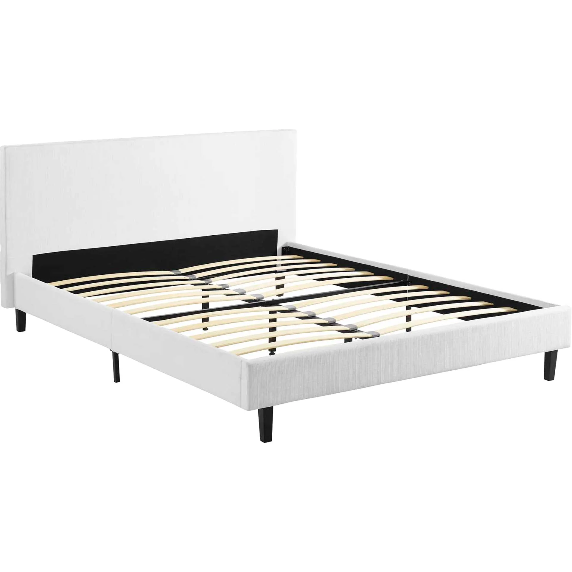Alwyn Fabric Bed White - Image 4