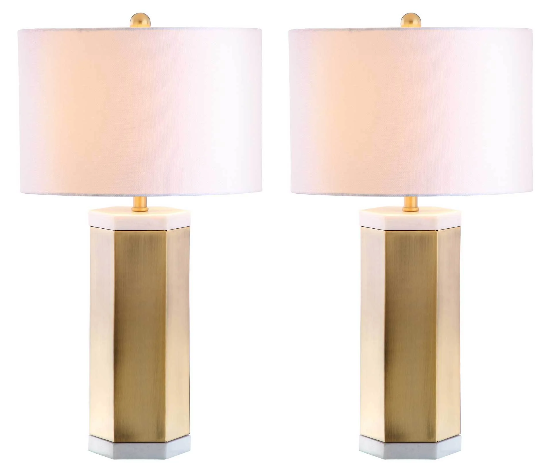 Alyra Table Lamp White/Brass Gold (Set of 2) - Image 4