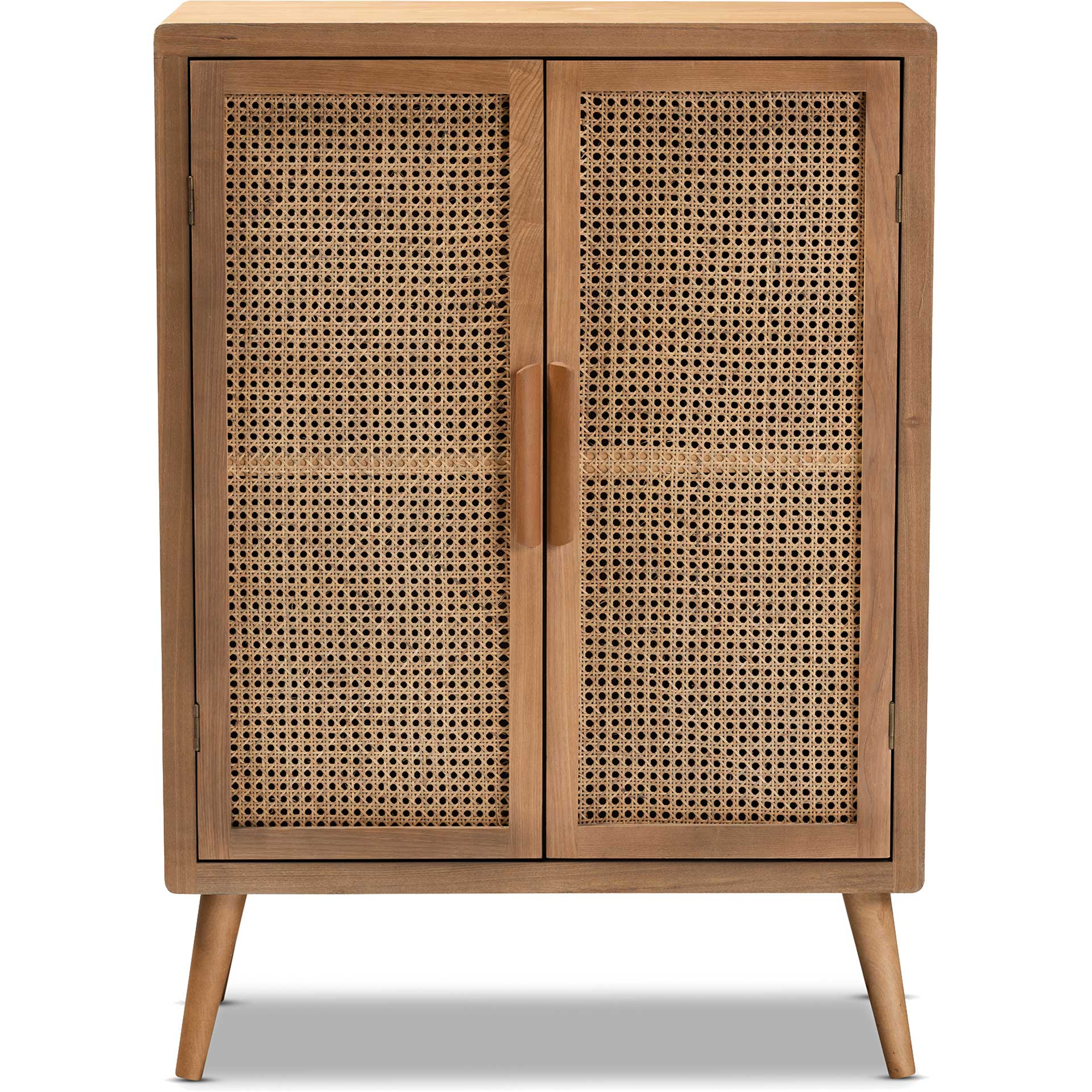 Alyssa 2-Door Storage Cabinet Medium Oak - Image 2