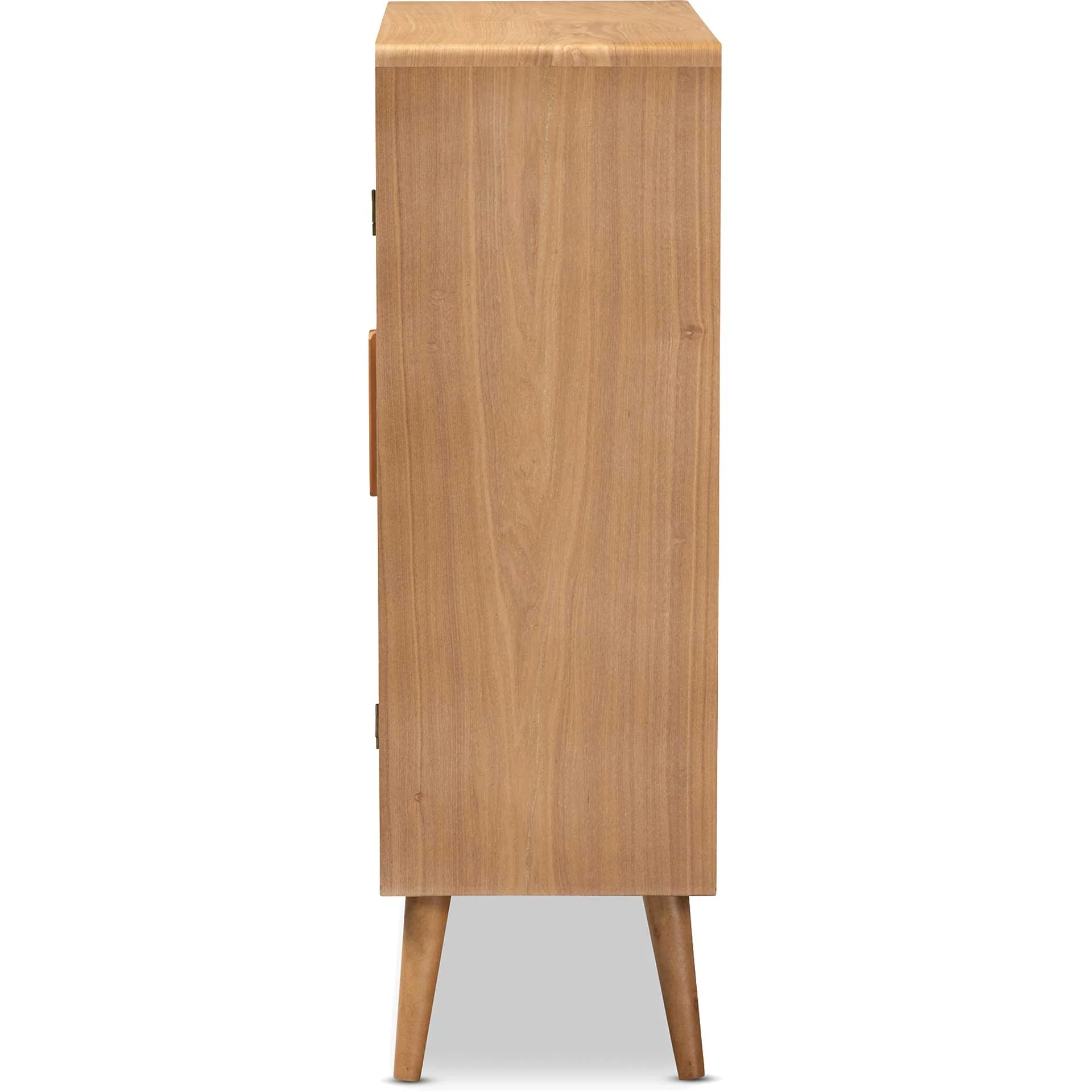 Alyssa 2-Door Storage Cabinet Medium Oak - Image 3
